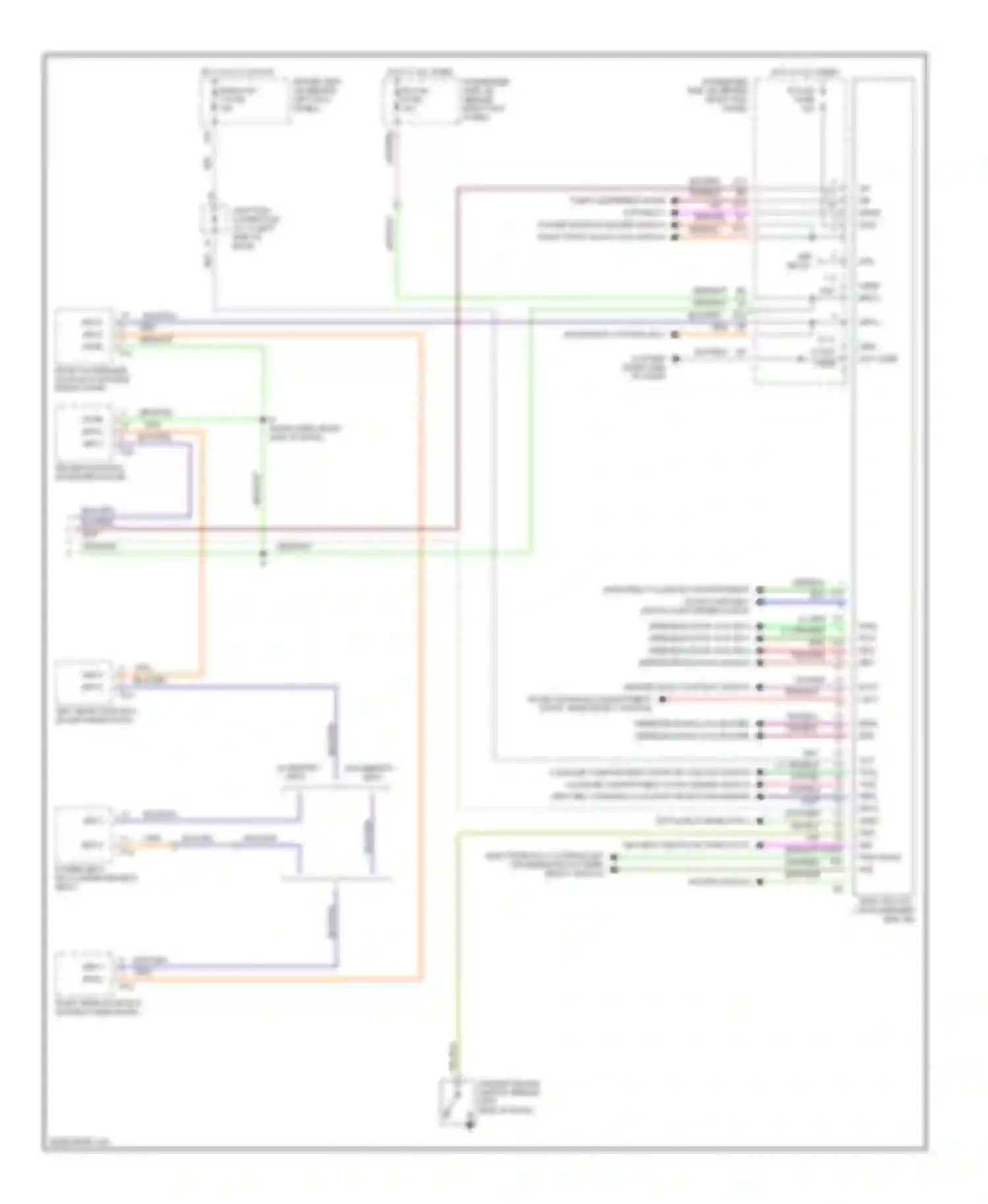 GS Lexus II facelift (2000-2004): Body computer circuits (2 of 2)
