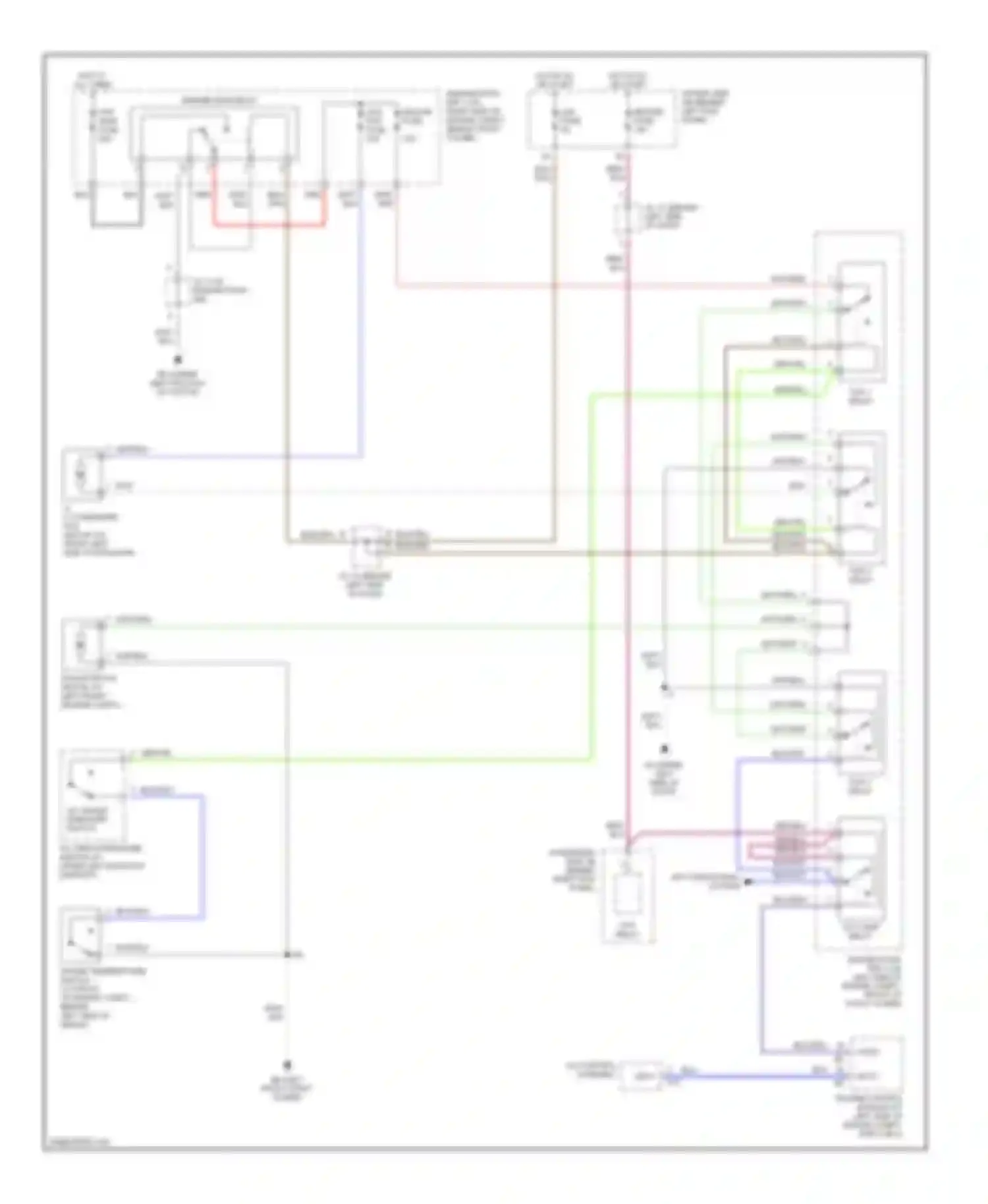 GS Lexus II facelift (2000-2004): Cooling fan circuit