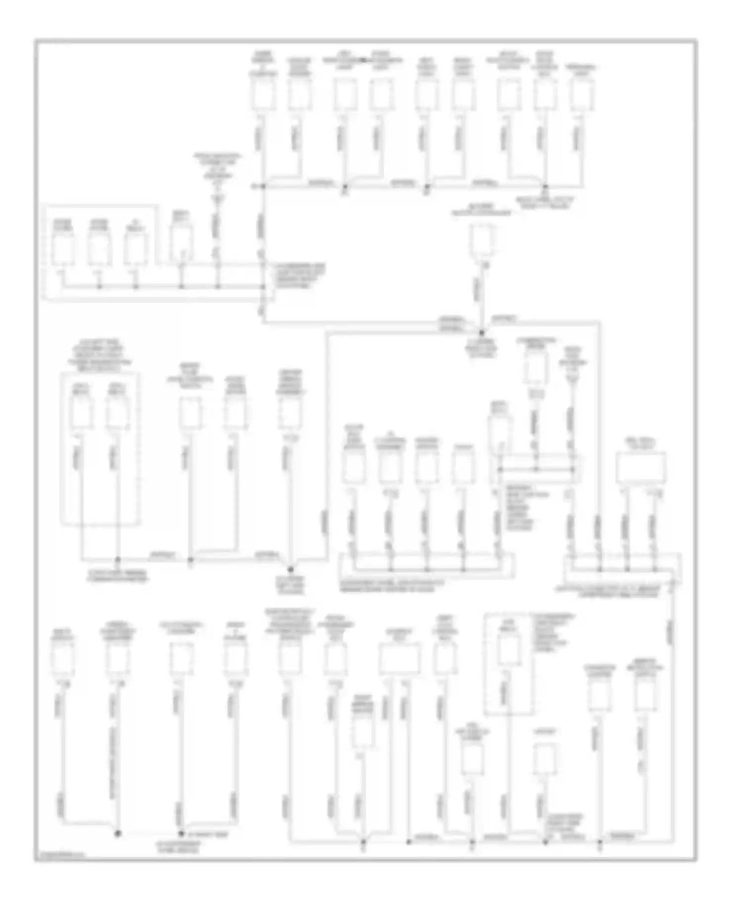 GS Lexus II facelift (2000-2004): Ground distribution circuit (3 of 4)