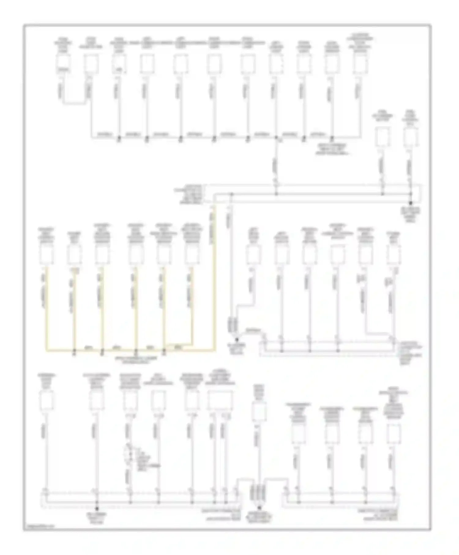 GS Lexus II facelift (2000-2004): Ground distribution circuit (4 of 4)