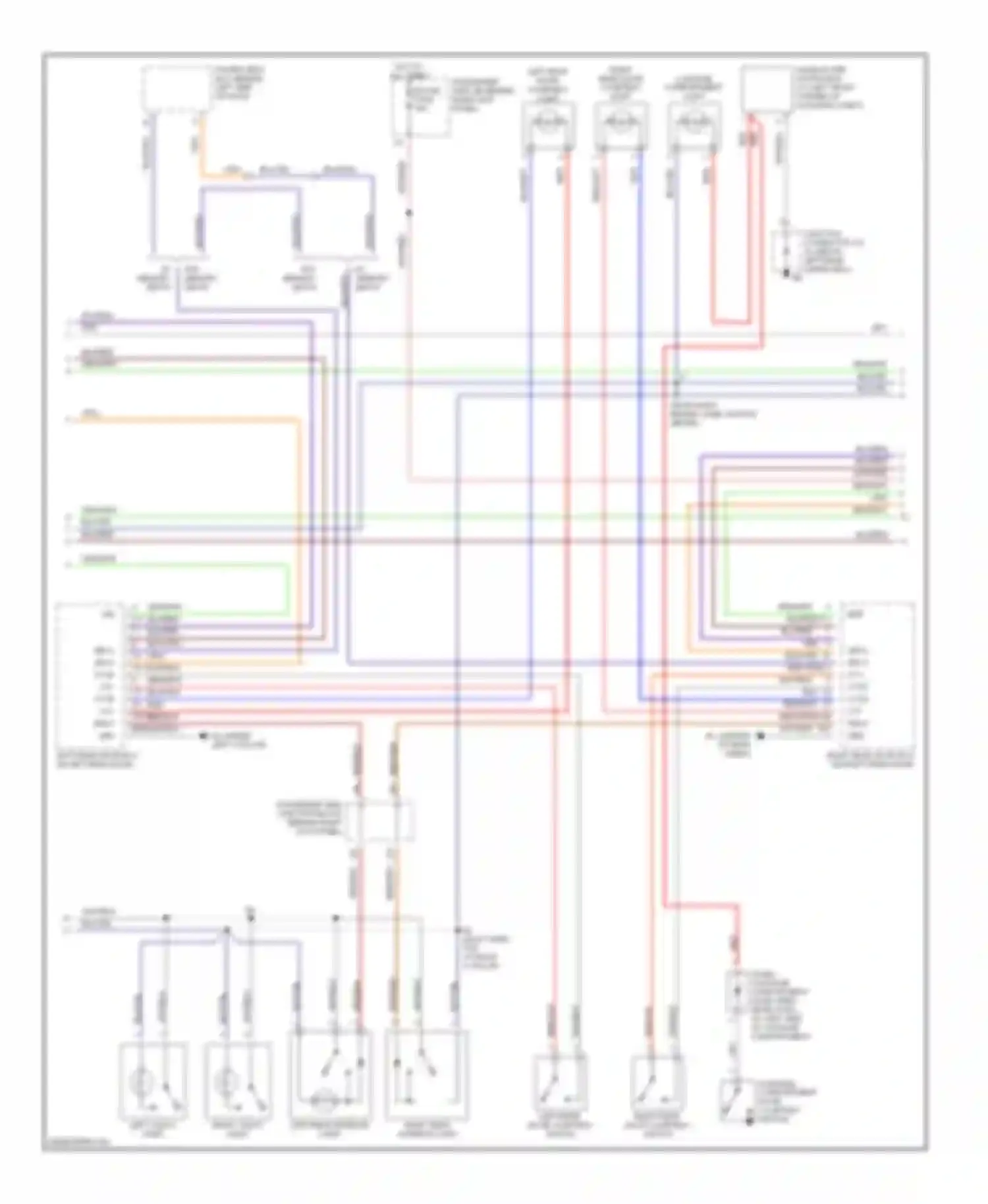 GS Lexus II facelift (2000-2004): Courtesy lamps circuit (2 of 3)