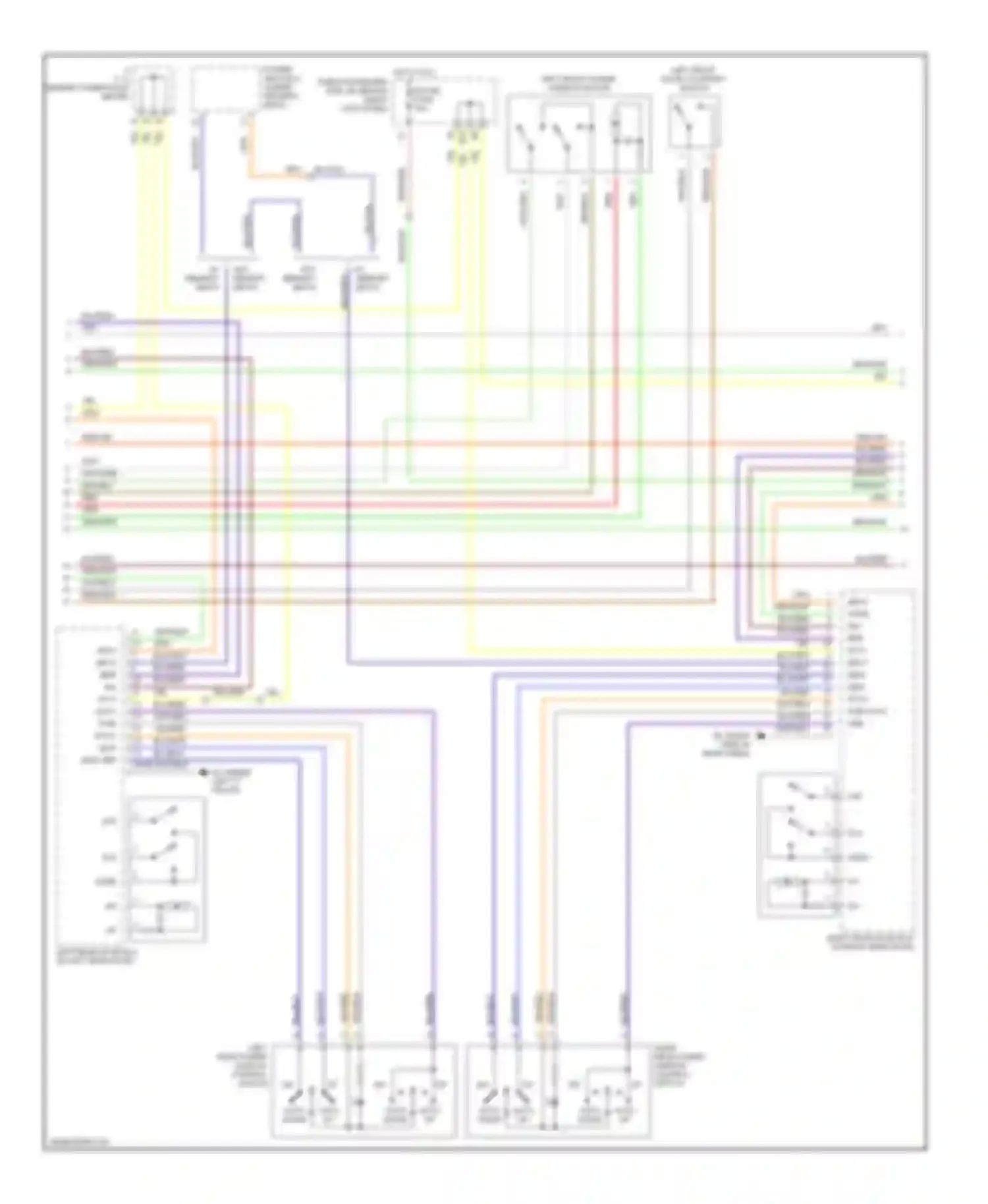 GS Lexus II facelift (2000-2004): Power window circuit (2 of 3)