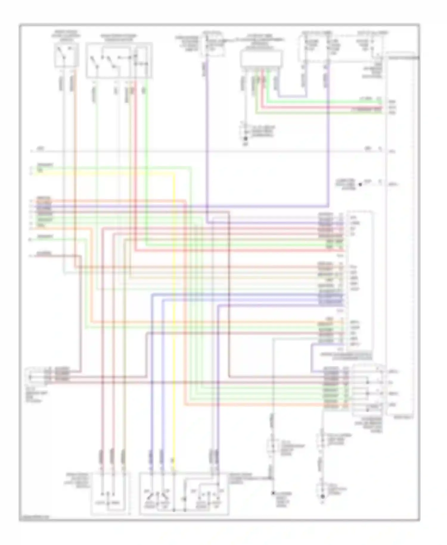 GS Lexus II facelift (2000-2004): Power window circuit (3 of 3)