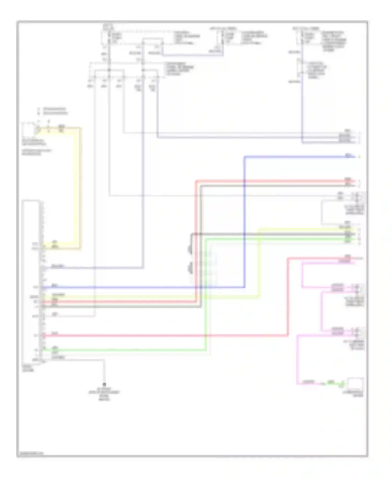 GS Lexus II facelift (2000-2004): Radio circuits, with mark levinson (1 of 2)