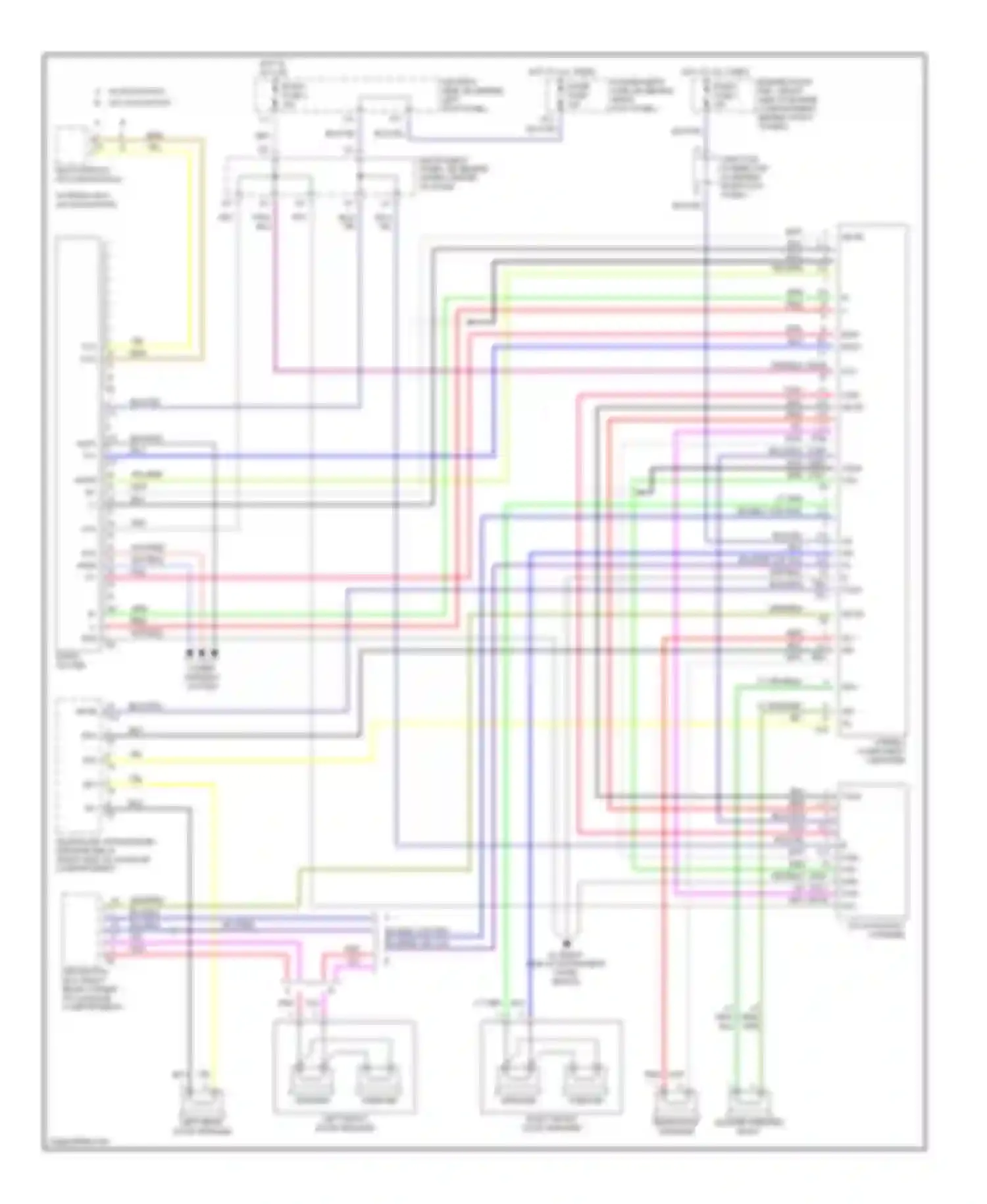 GS Lexus II facelift (2000-2004): Radio circuits, without mark levinson