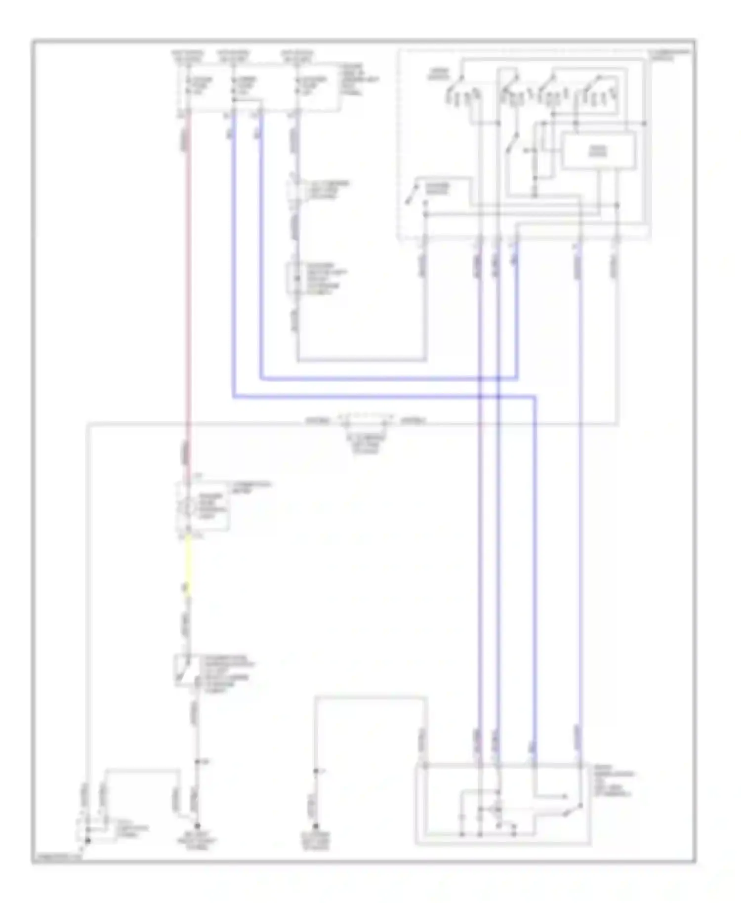 GS Lexus II facelift (2000-2004): Wiper/washer circuit
