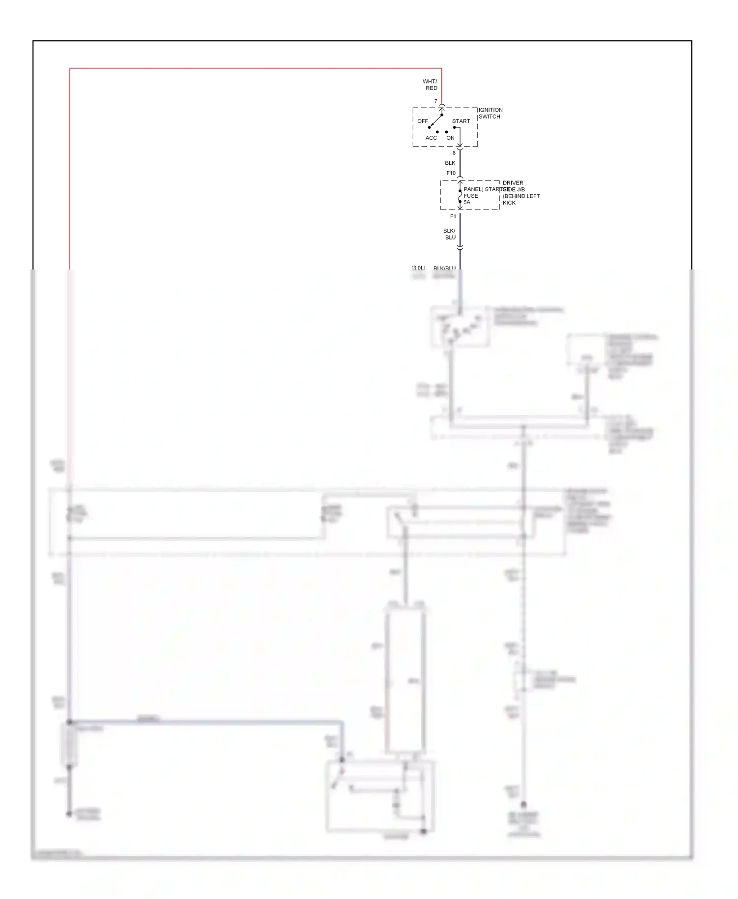 Wiring diagram blk for Lexus GS II facelift (2000-2004) (43 of 52)