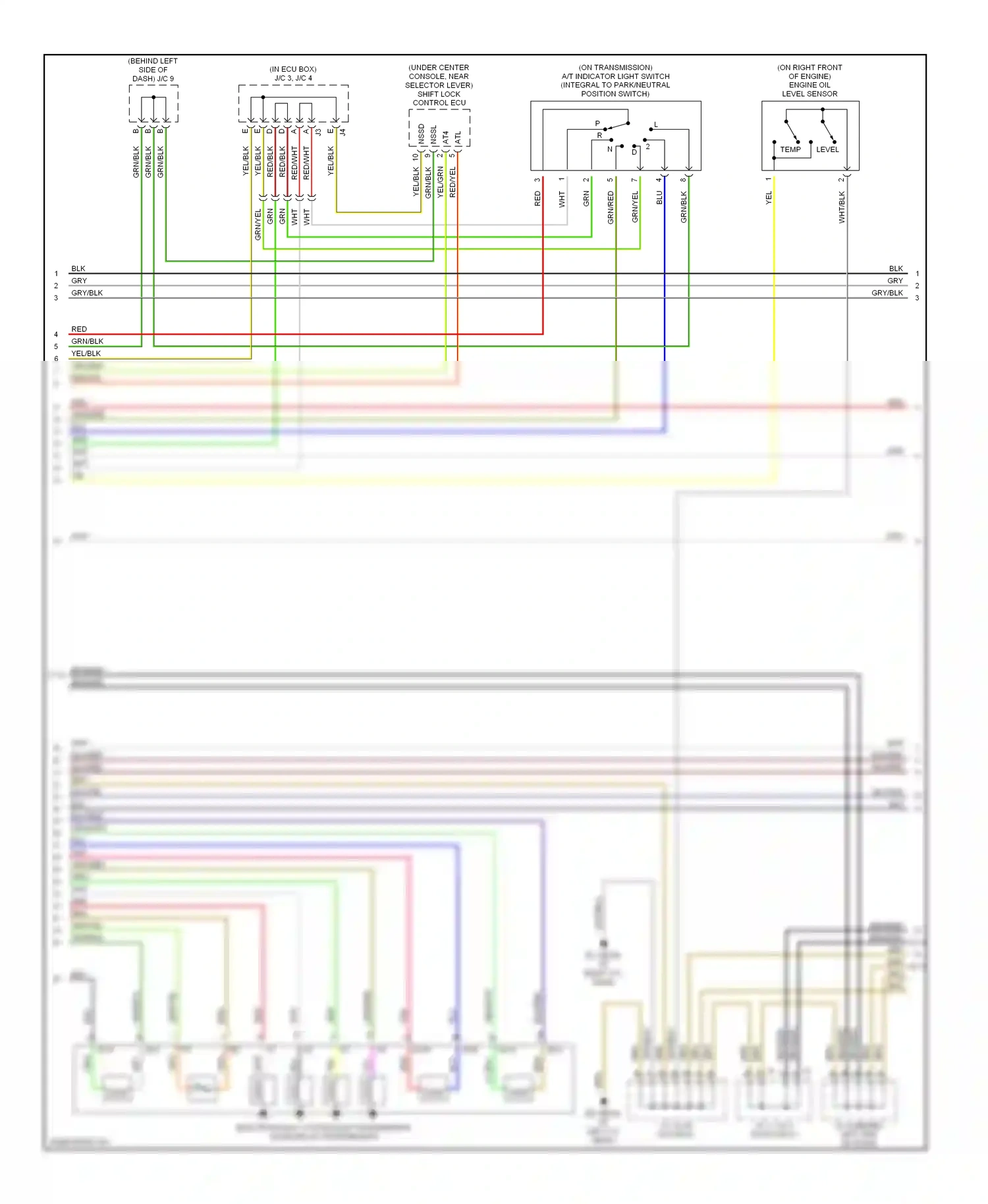 Wiring diagram blu for Lexus GS II facelift (2000-2004) (52 of 53)