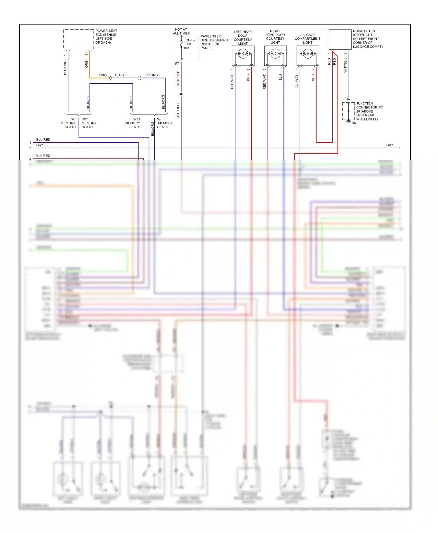Wiring diagram org/ for Lexus GS II facelift (2000-2004) (12 of 35)