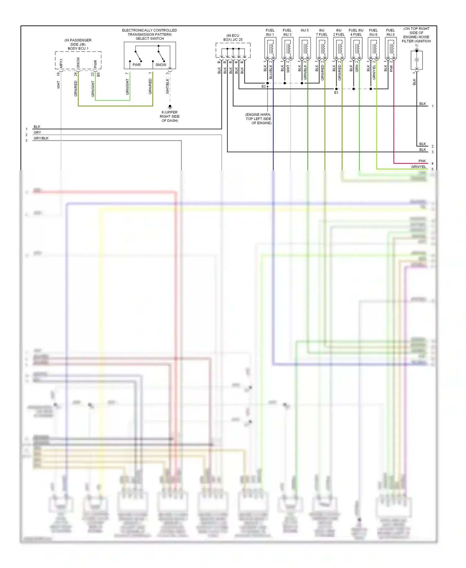 Wiring diagram pnk for Lexus GS II facelift (2000-2004) (26 of 26)