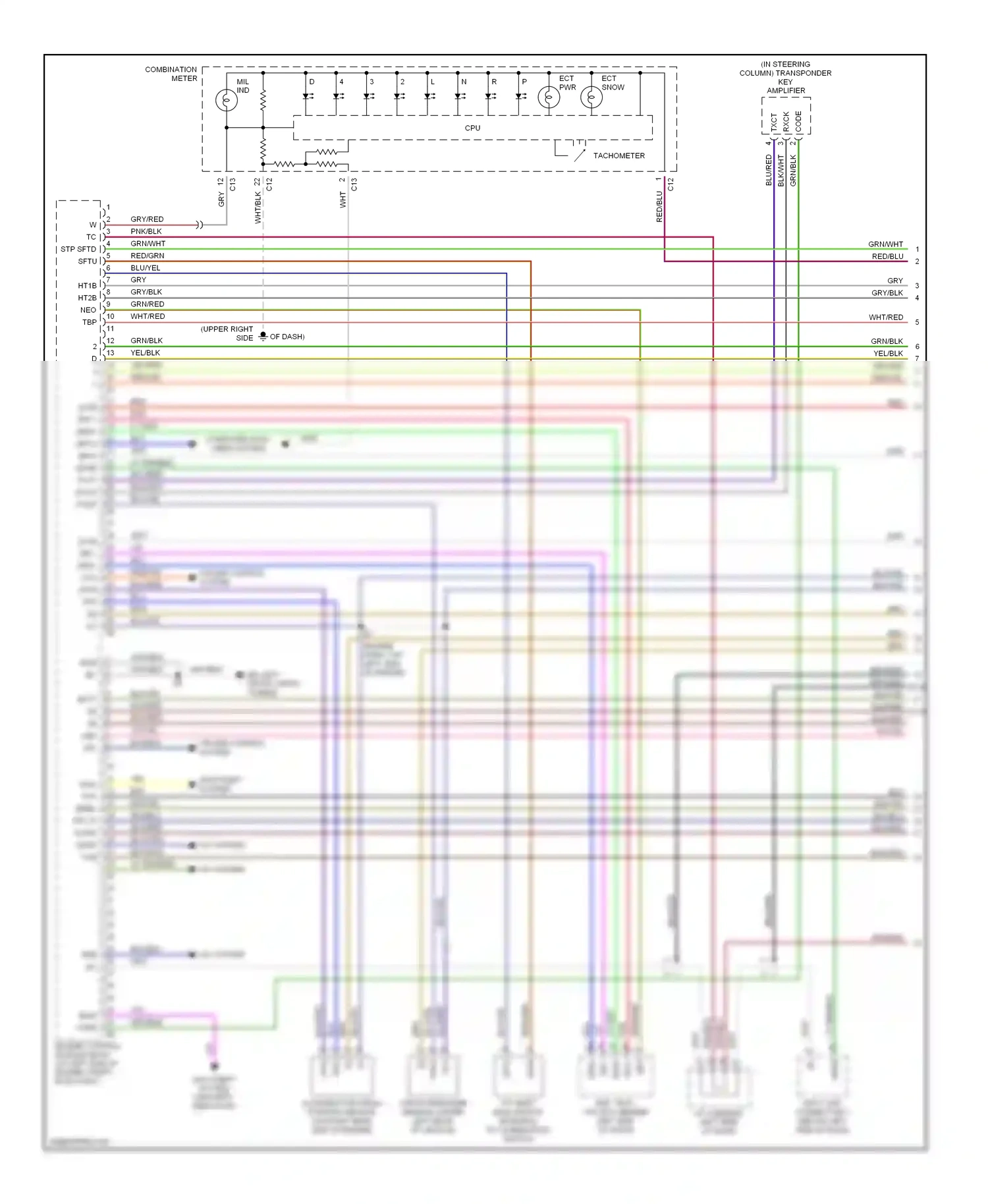 Wiring diagram wht for Lexus GS II facelift (2000-2004) (18 of 62)