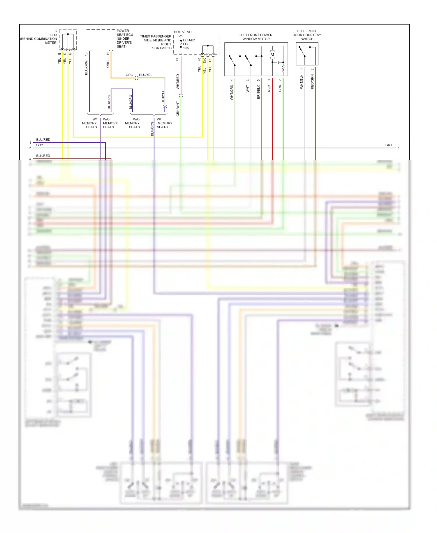 Wiring diagram wht for Lexus GS II facelift (2000-2004) (45 of 62)