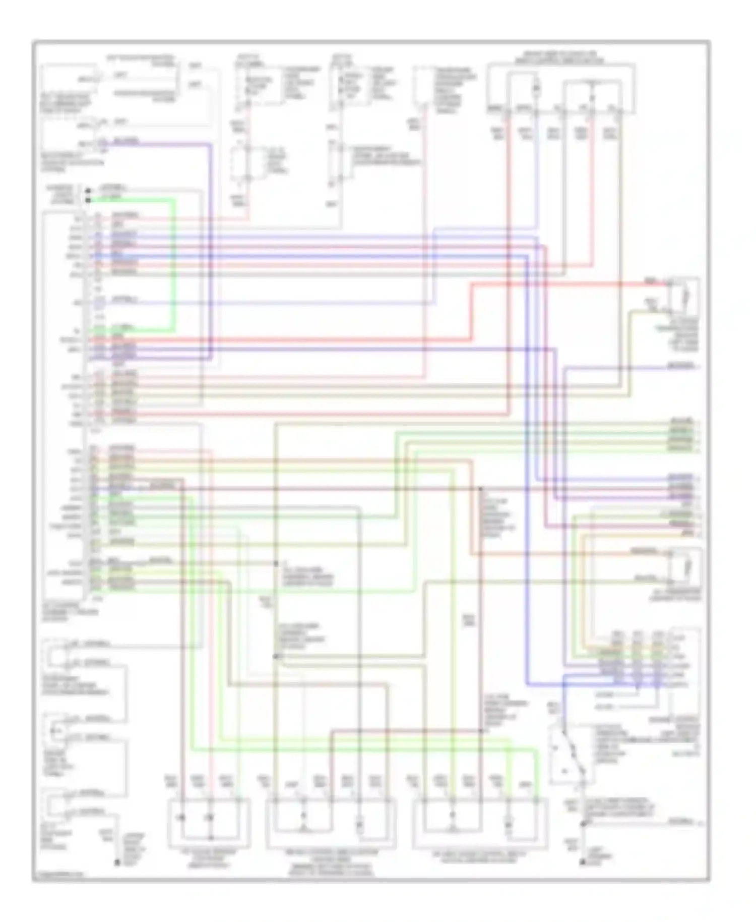 GS Lexus II (1997-2000): Air conditioning circuits (1 of 2)