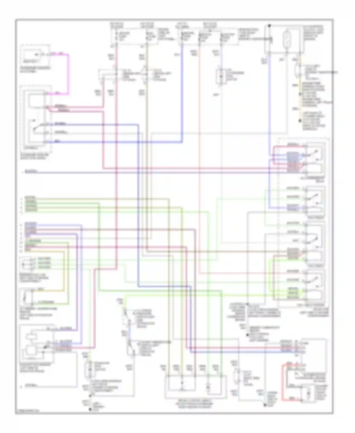 GS Lexus II (1997-2000): Air conditioning circuits (2 of 2)