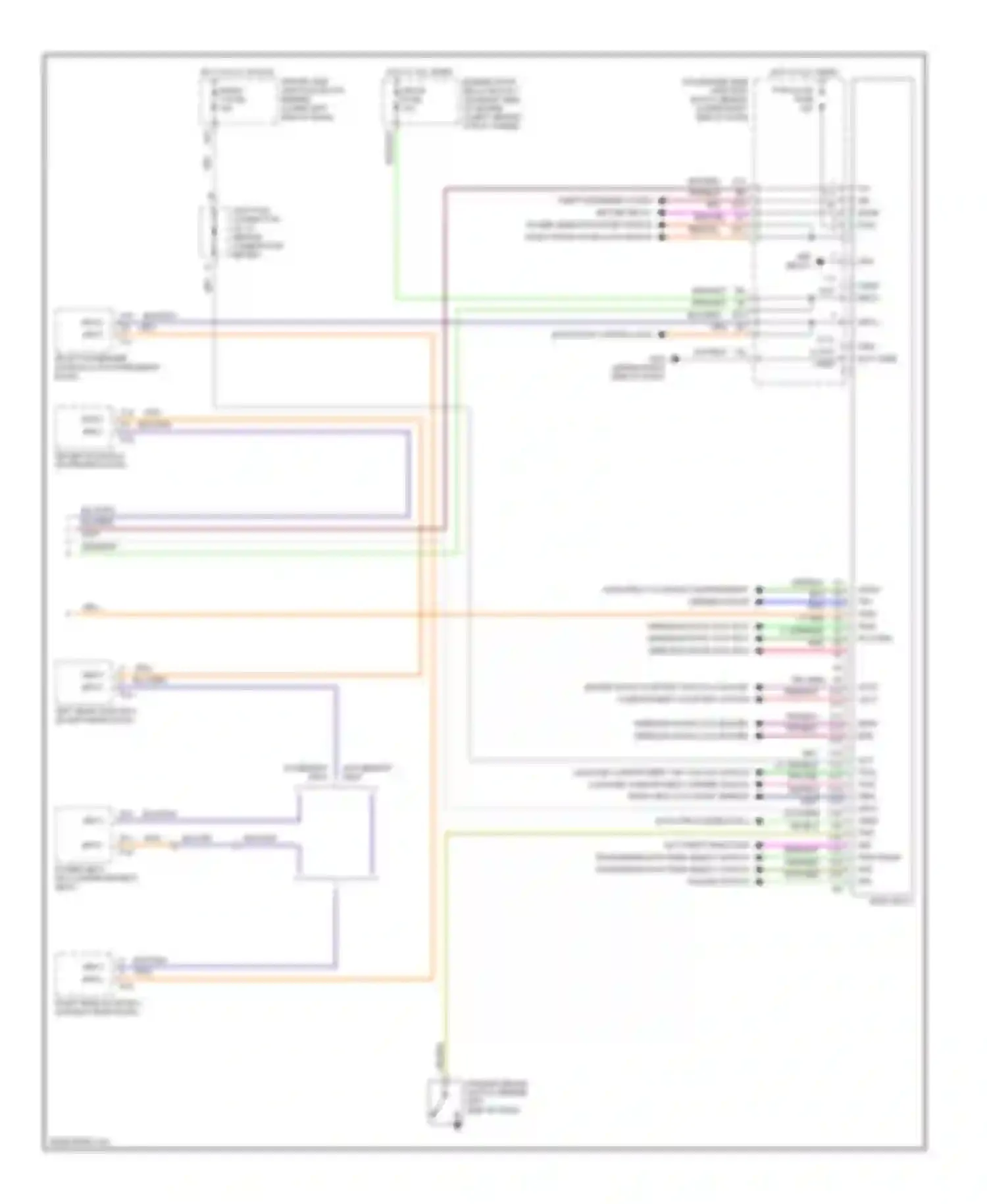 GS Lexus II (1997-2000): Body computer circuits (2 of 2)