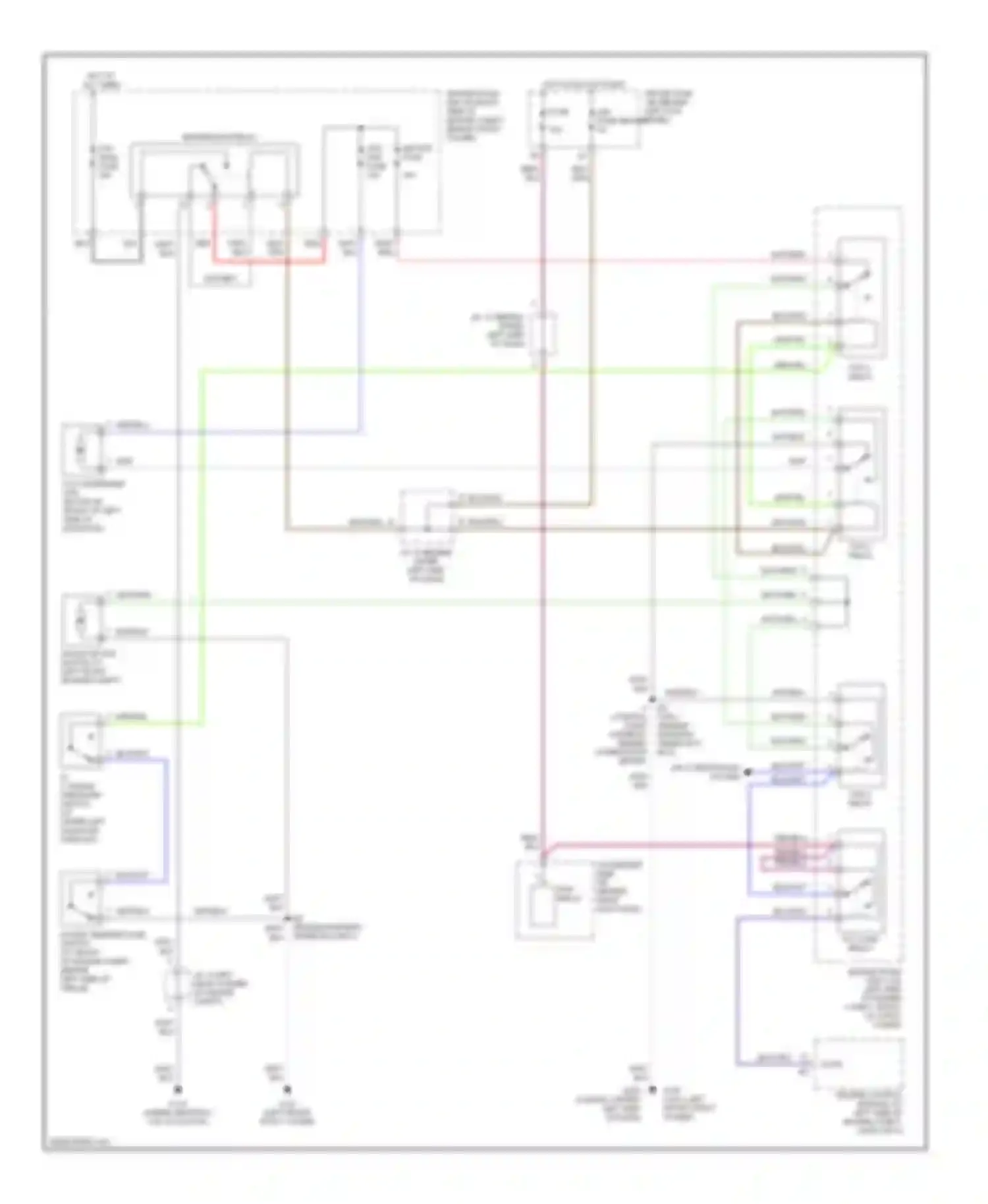 GS Lexus II (1997-2000): Cooling fan circuit