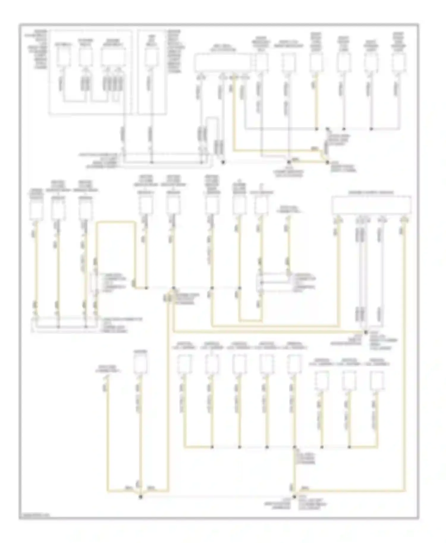 GS Lexus II (1997-2000): Ground distribution circuit (1 of 4)