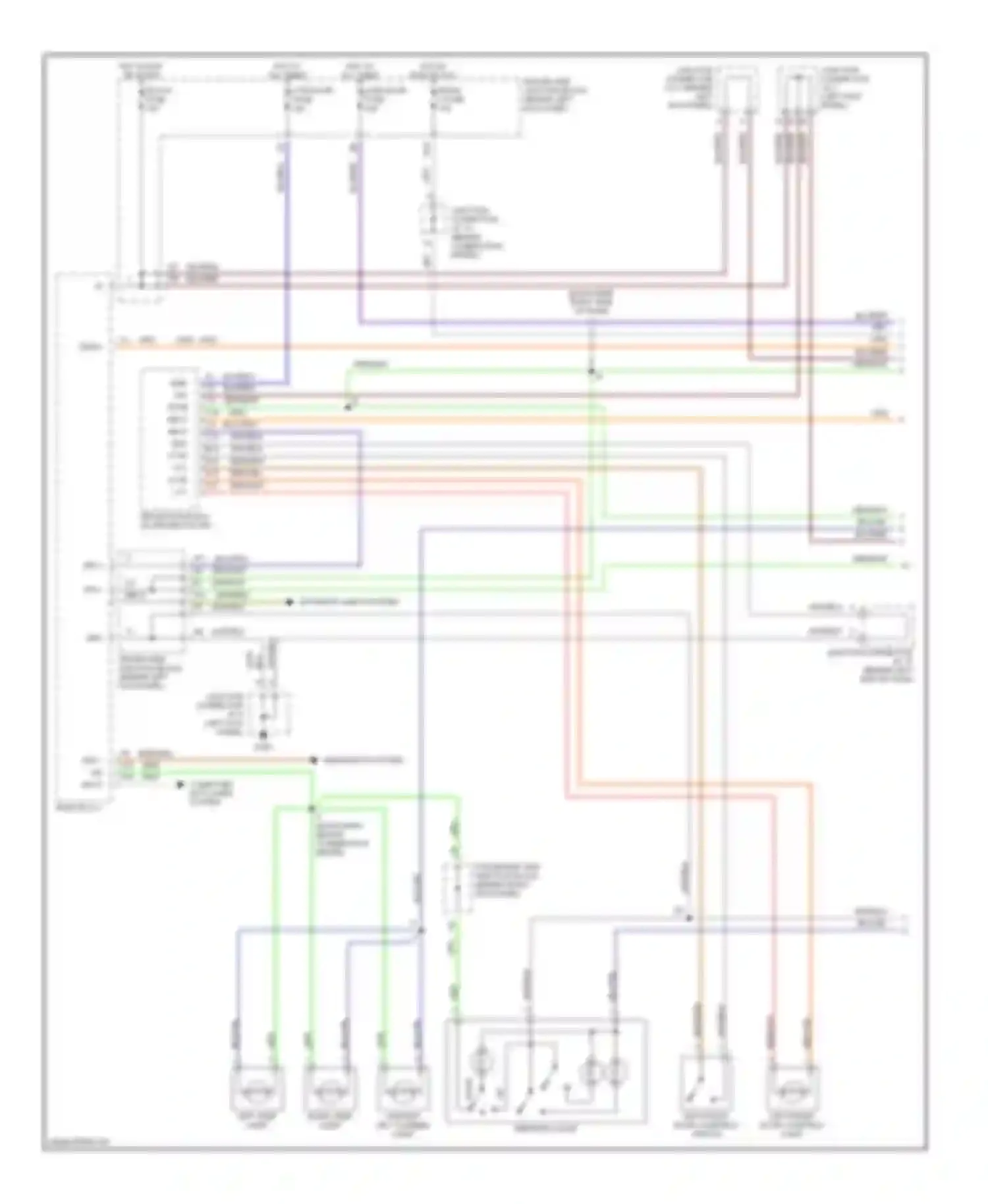 GS Lexus II (1997-2000): Courtesy lamps circuit (1 of 3)