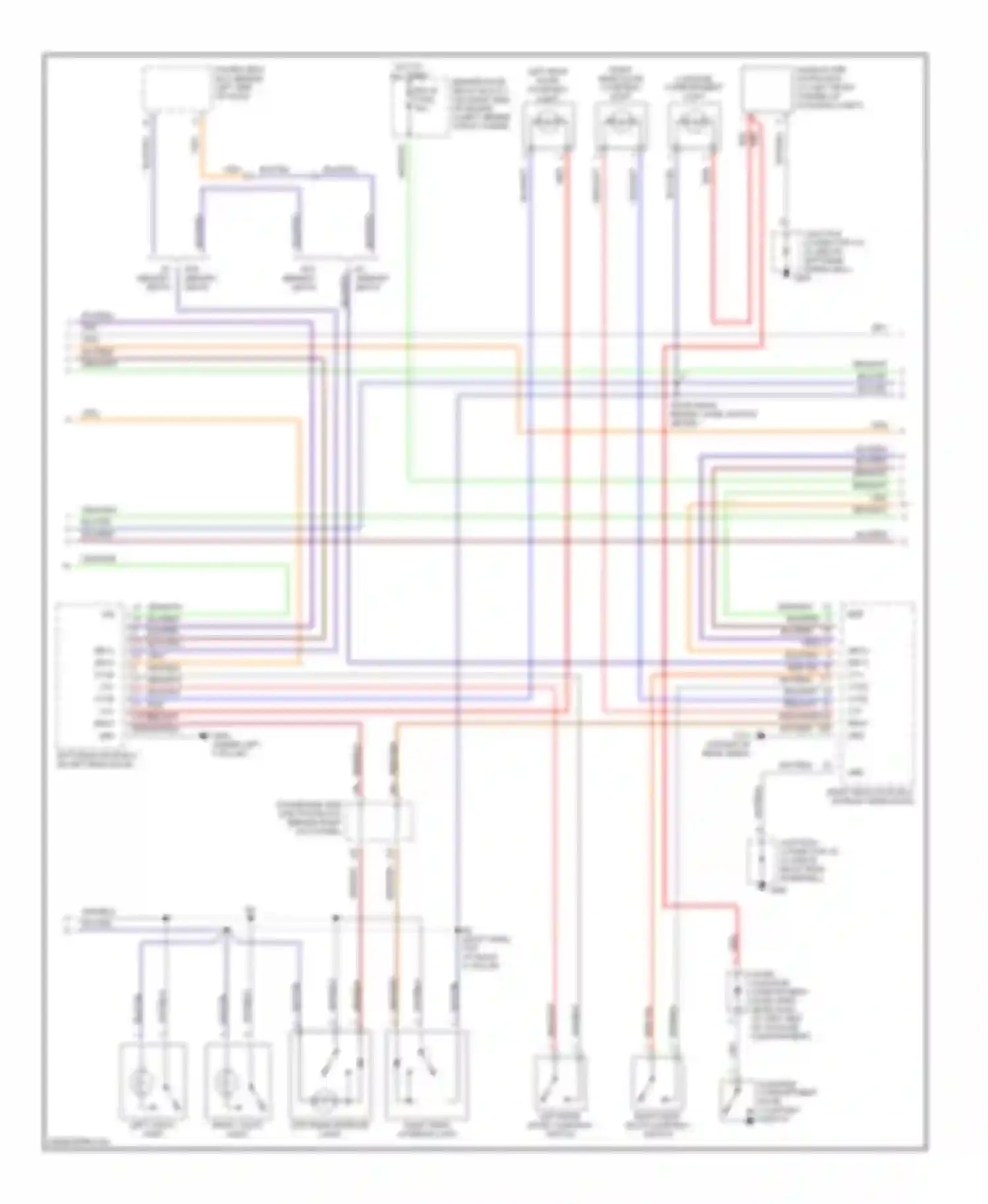 GS Lexus II (1997-2000): Courtesy lamps circuit (2 of 3)