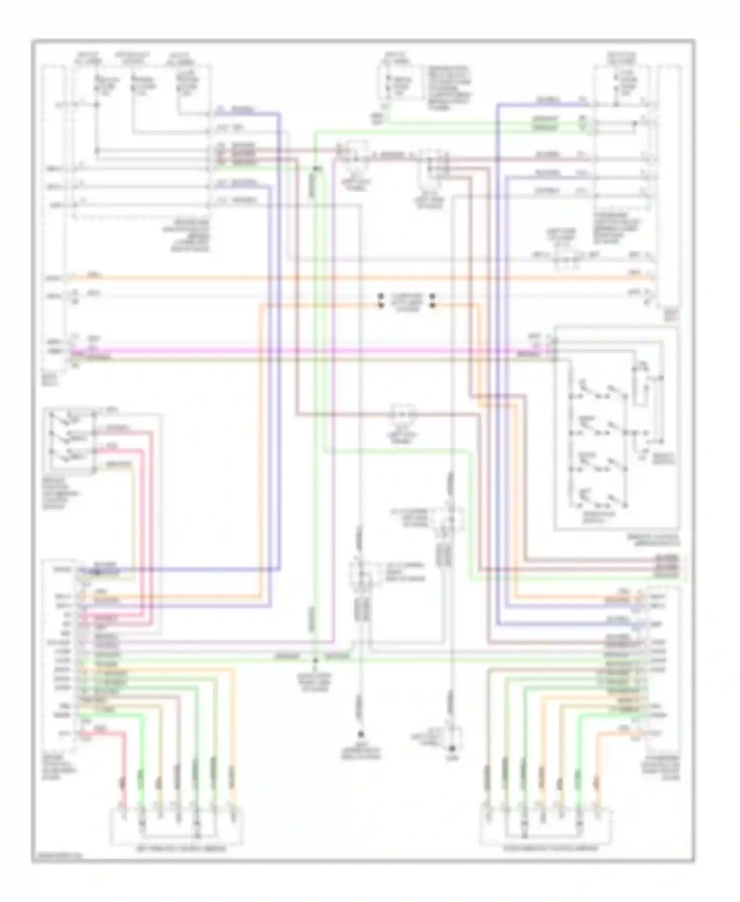 GS Lexus II (1997-2000): Memory system circuits (1 of 2)