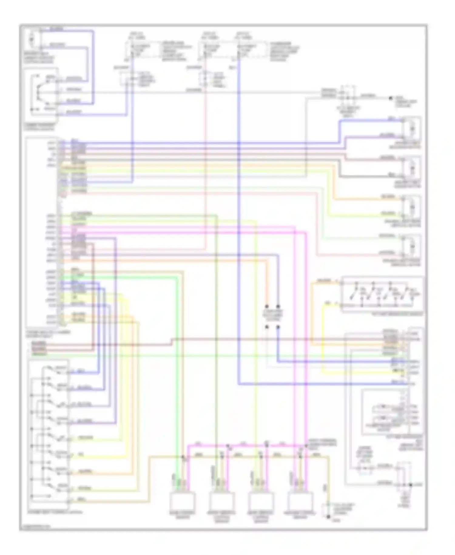 GS Lexus II (1997-2000): Memory system circuits (2 of 2)