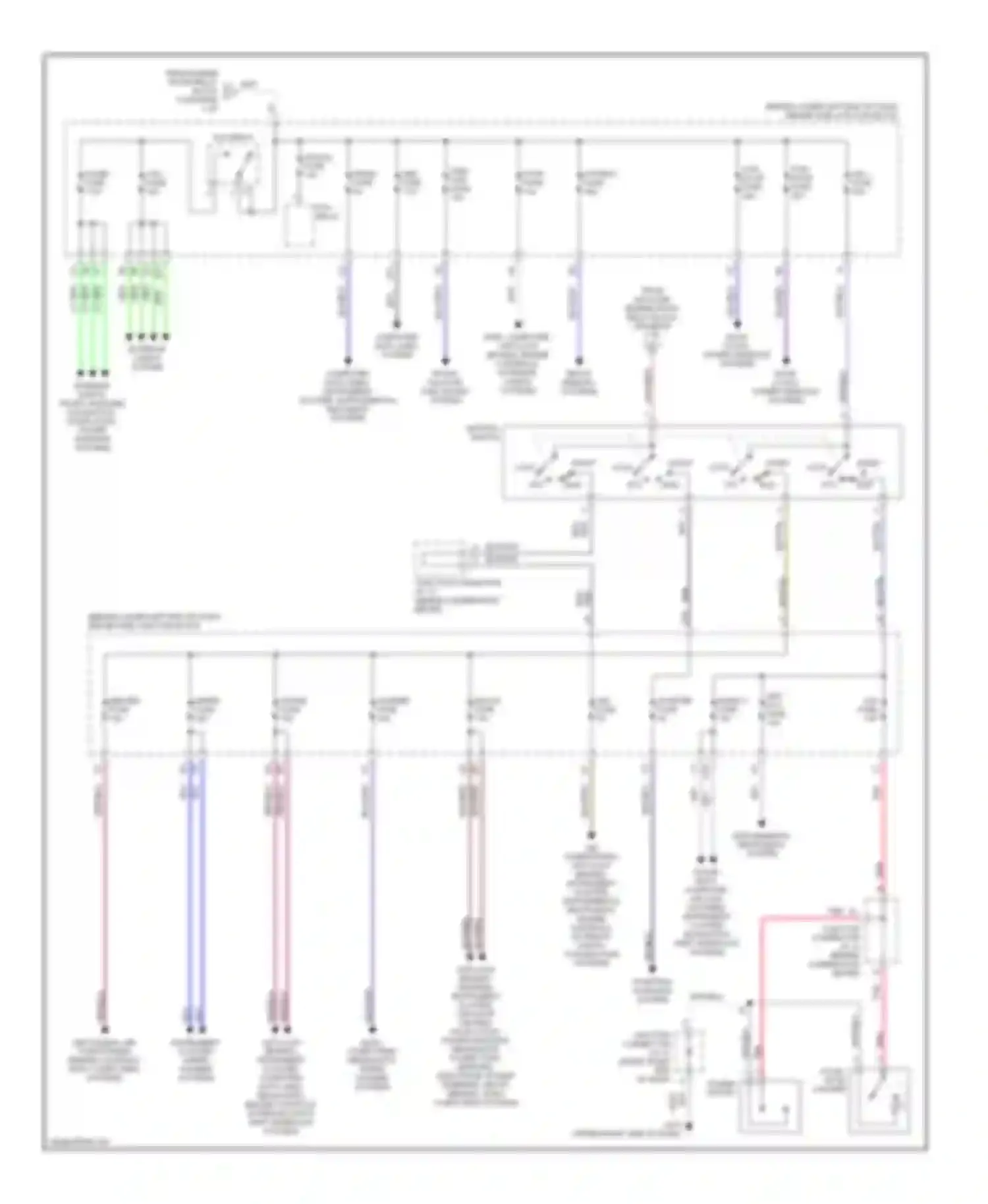 GS Lexus II (1997-2000): Power distribution circuit (2 of 2)