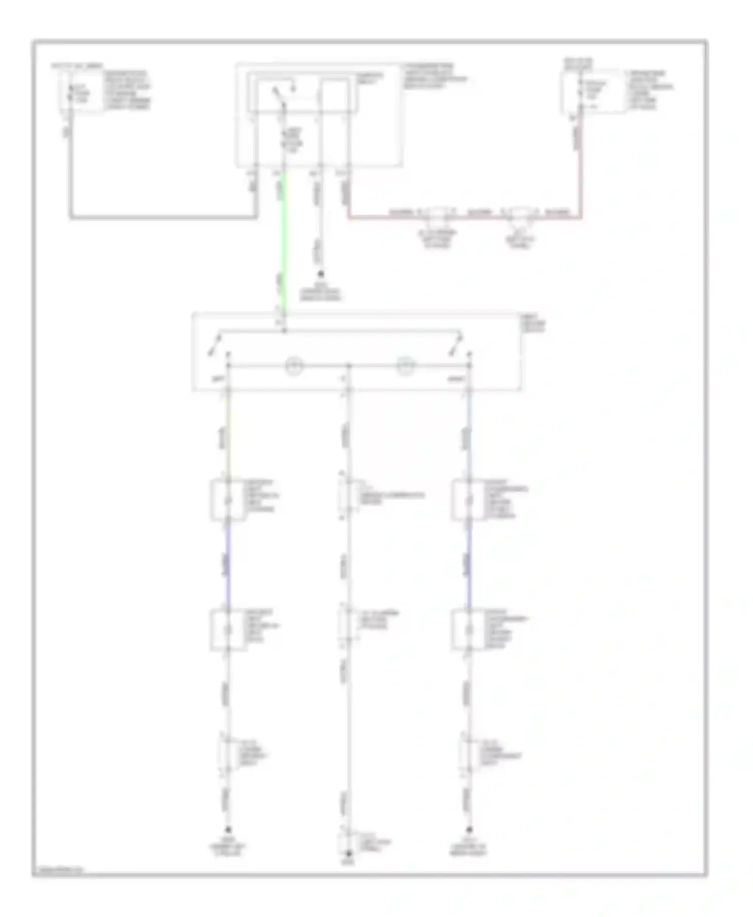 GS Lexus II (1997-2000): Heated seats circuit