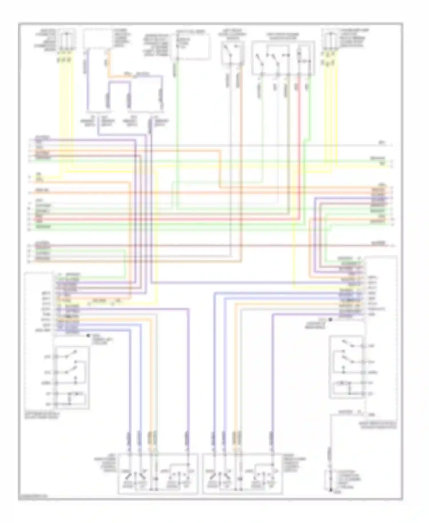 GS Lexus II (1997-2000): Power window circuit (2 of 3)