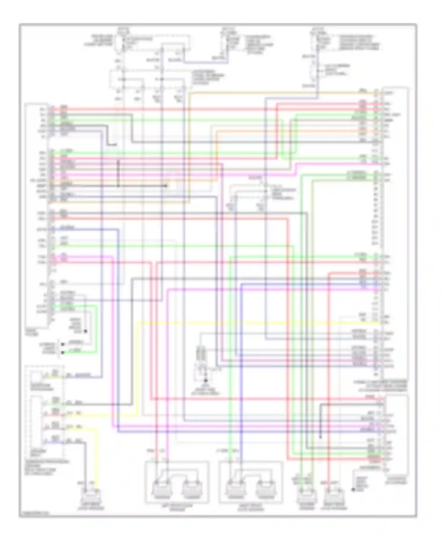 GS Lexus II (1997-2000): Radio circuits, nakamichi