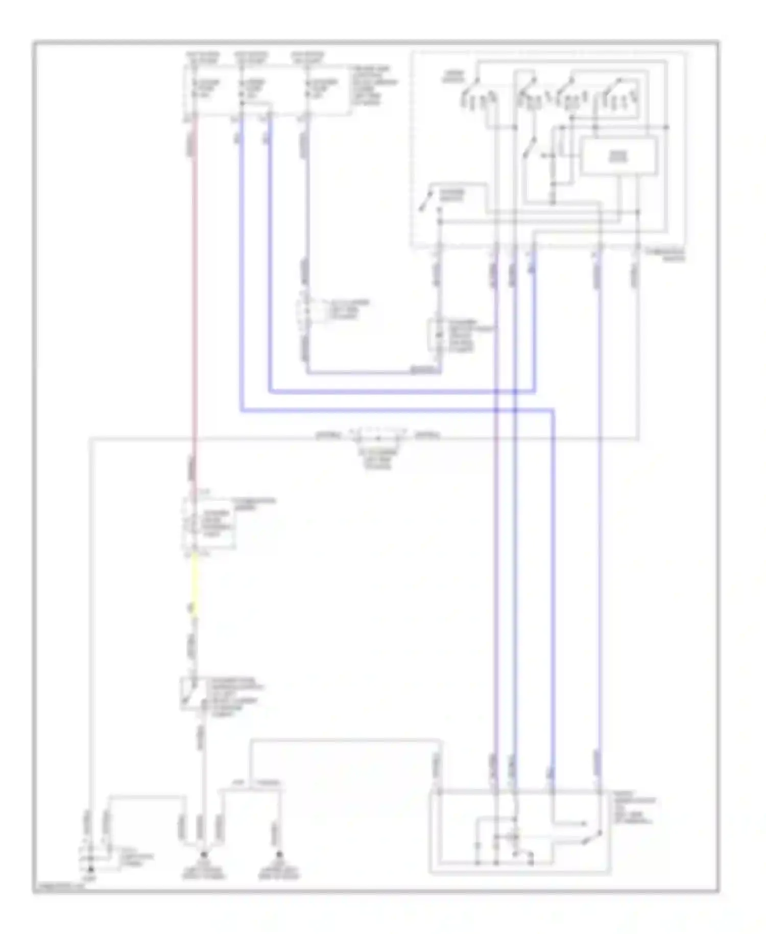 GS Lexus II (1997-2000): Wiper/washer circuit