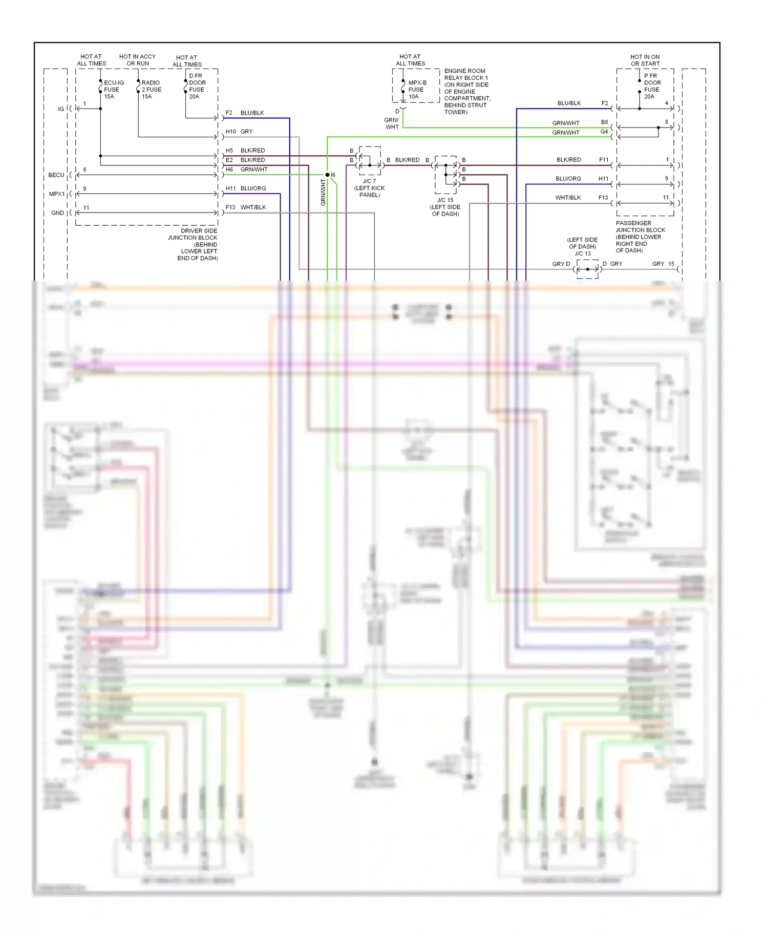 Lexus GS II (1997-2000) bdr wiring diagram  (4 of 7)