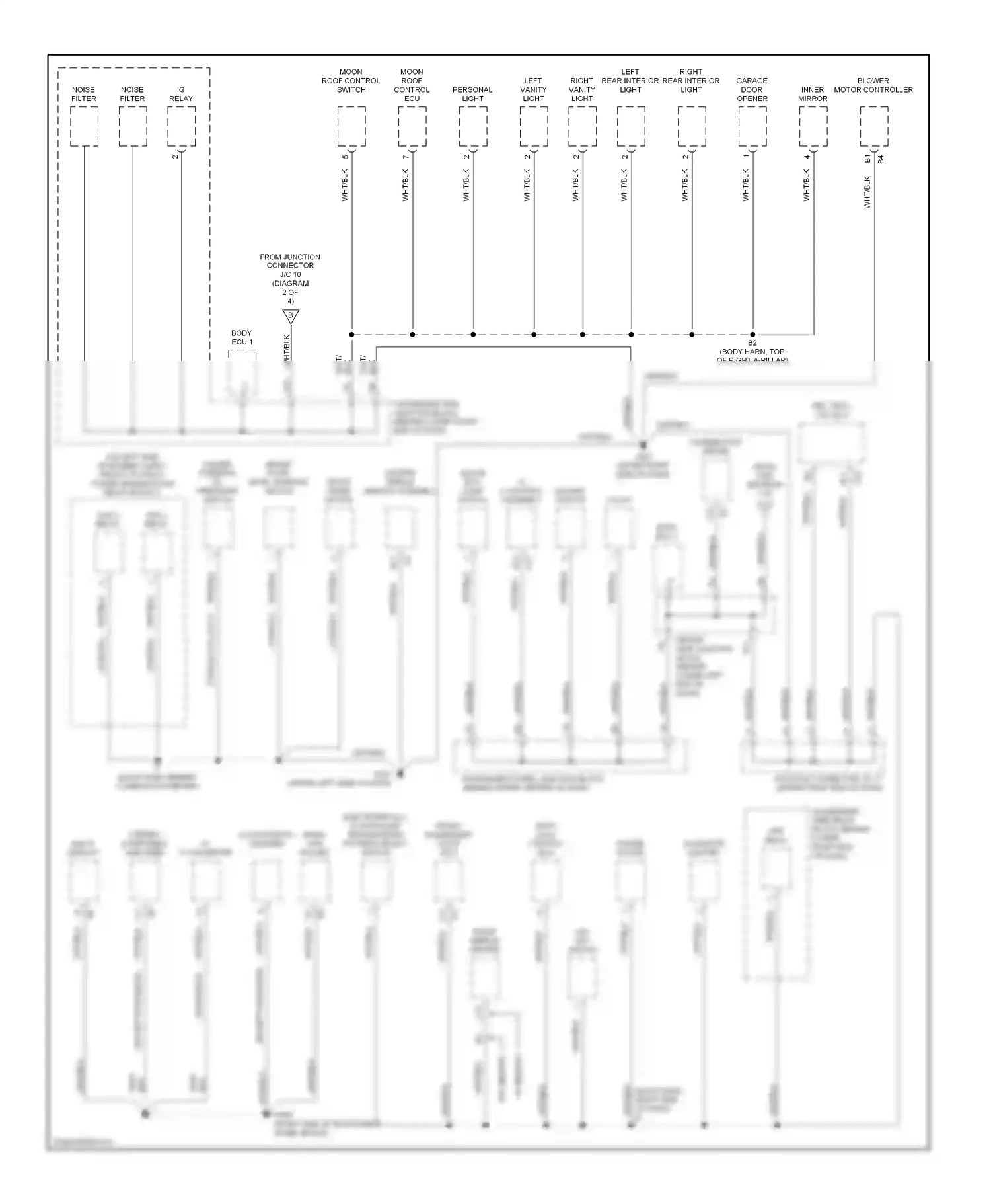 Wiring diagram blk for Lexus GS II (1997-2000) (11 of 40)