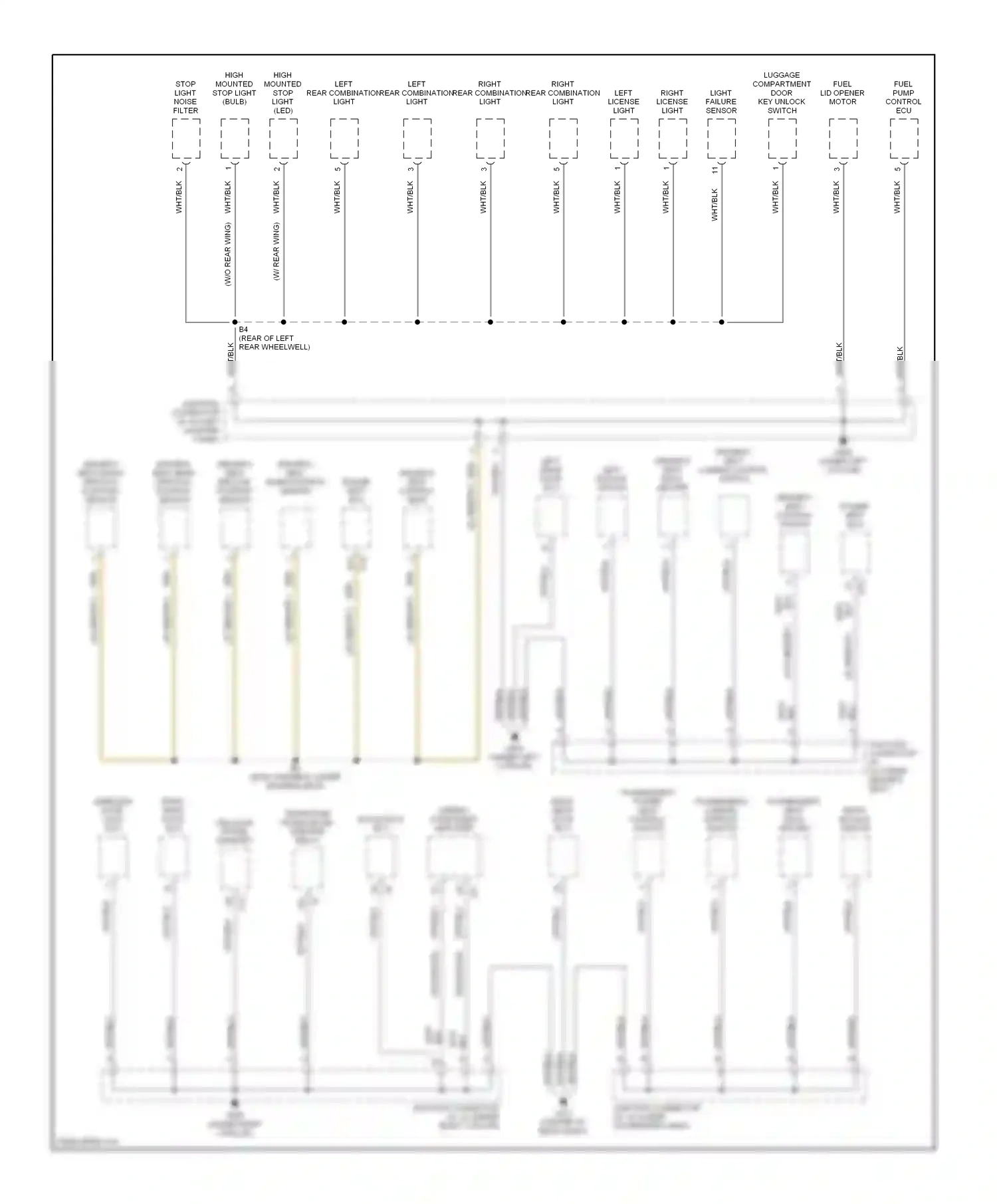 Wiring diagram blk for Lexus GS II (1997-2000) (12 of 40)