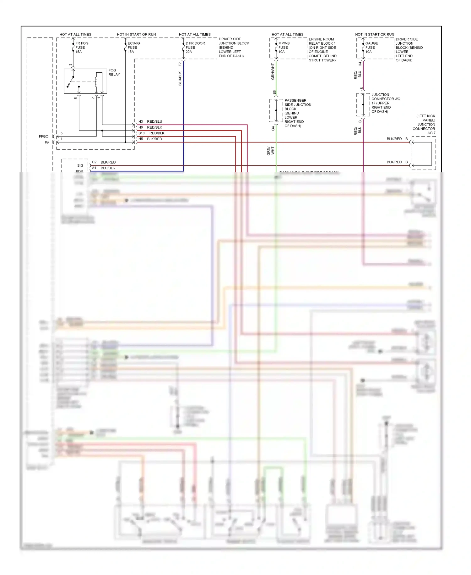 Wiring diagram computer data lines system for Lexus GS II (1997-2000) (6 of 16)