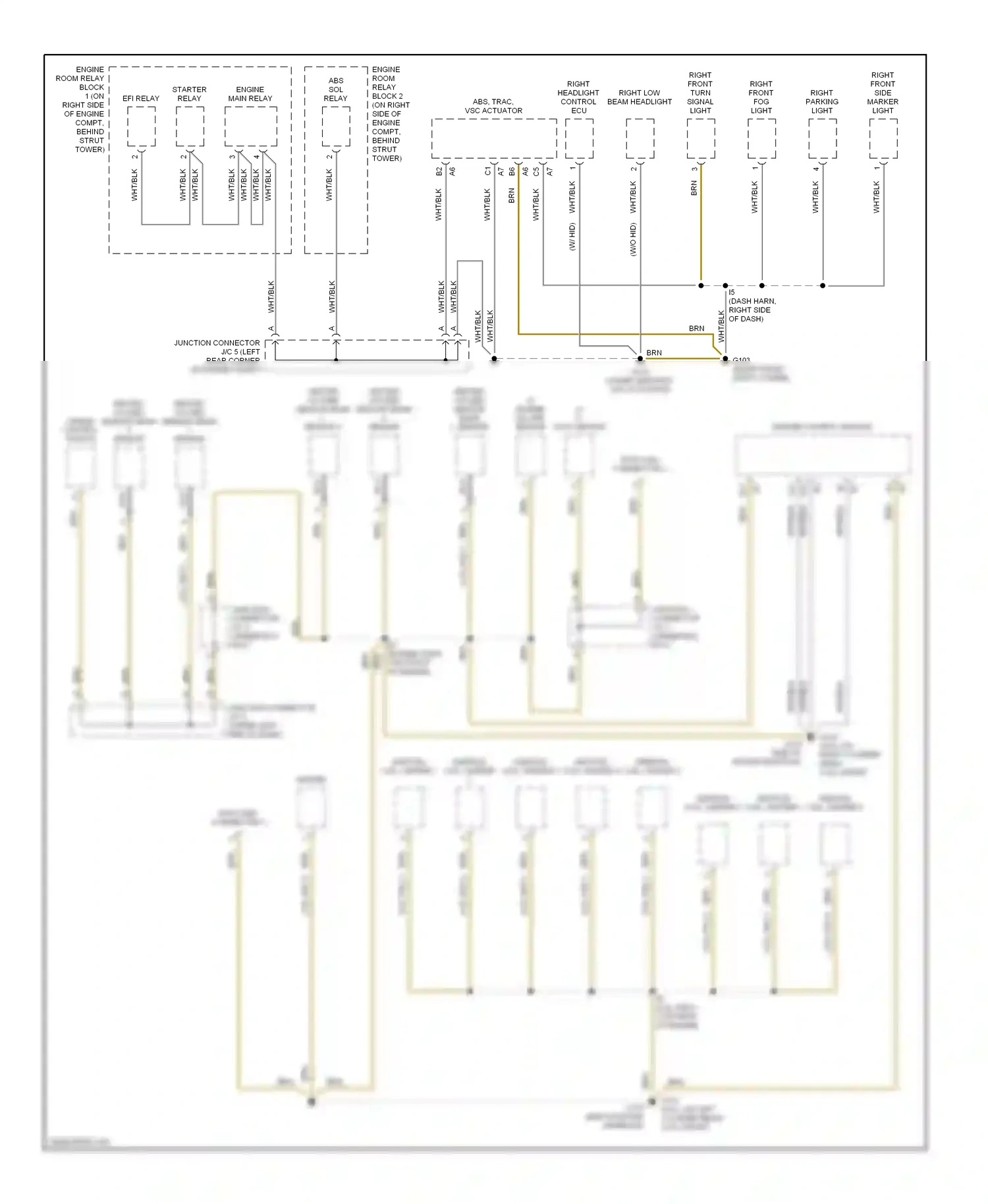 Wiring diagram engine control module for Lexus GS II (1997-2000) (2 of 3)