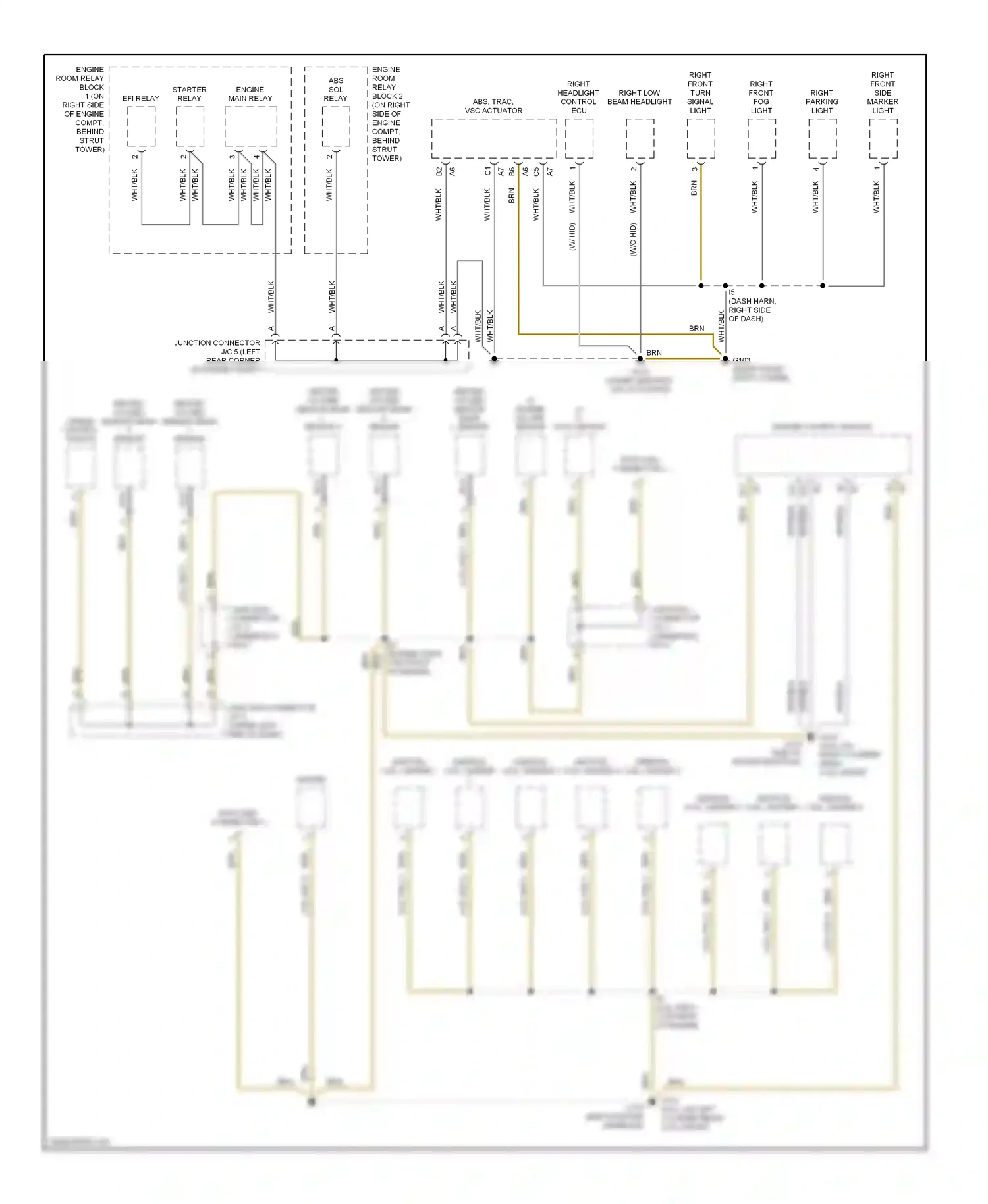 Wiring diagram heated oxygen sensor bank 1 sensor 2 for Lexus GS II (1997-2000) (1 of 1)