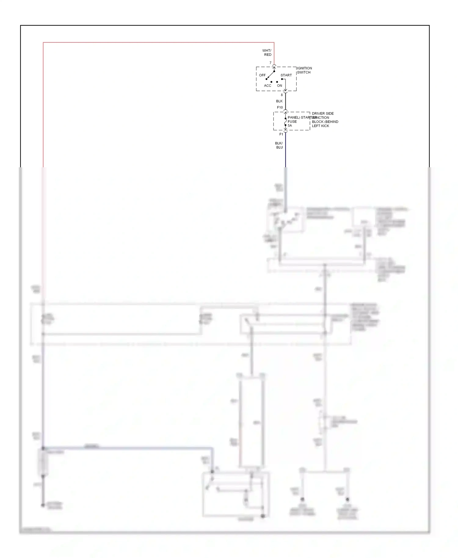 Wiring diagram red for Lexus GS II (1997-2000) (36 of 42)