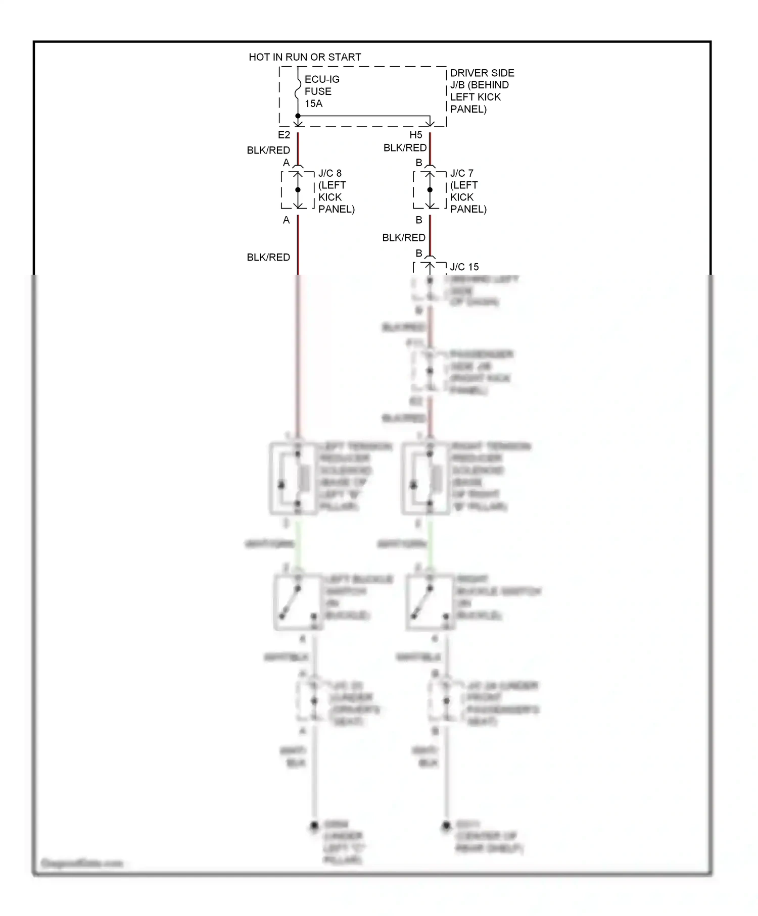 Wiring diagram wht for Lexus GS II (1997-2000) (35 of 57)