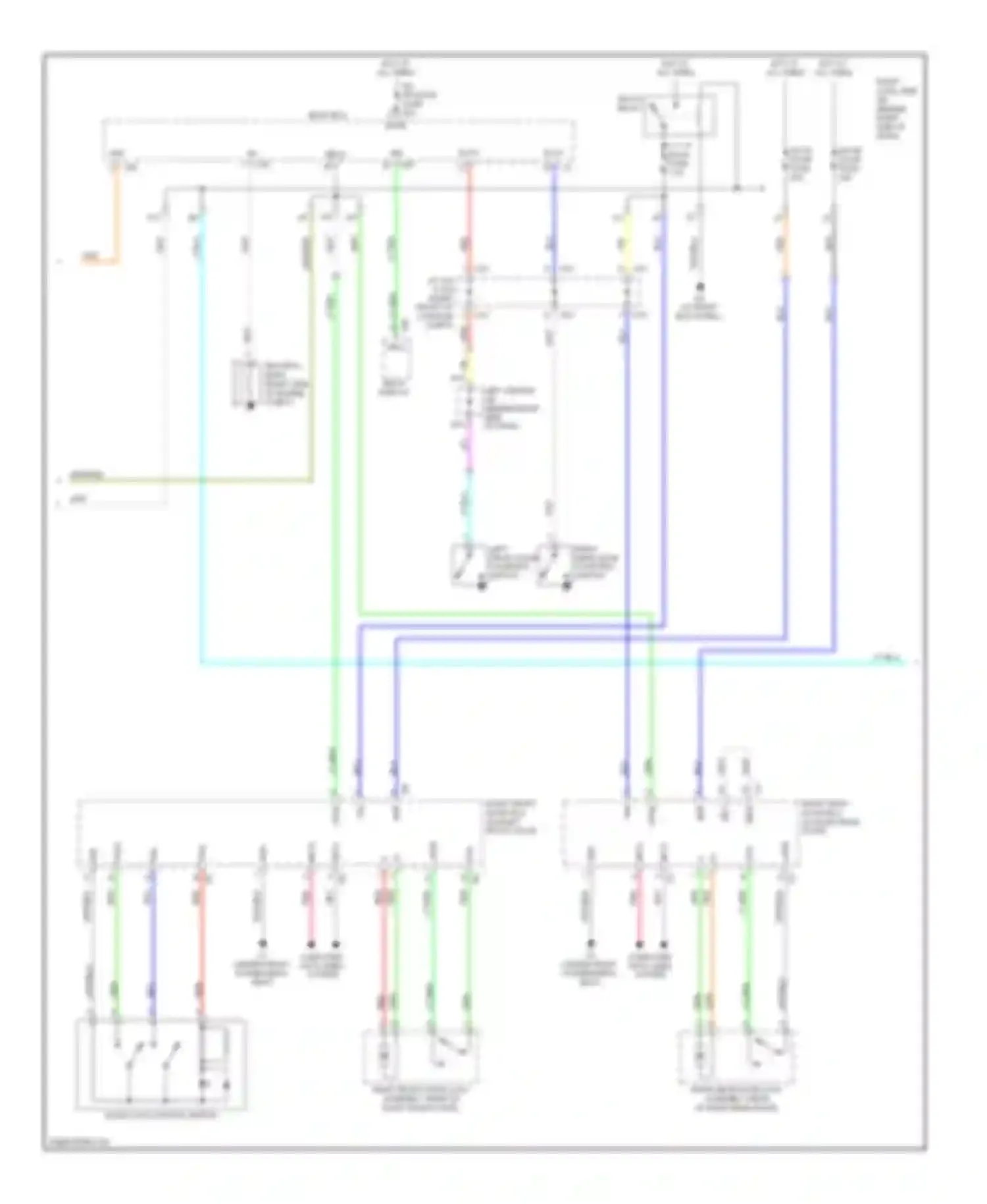 GS Lexus III facelift (2007-2011): Anti-theft circuit (2 of 5)