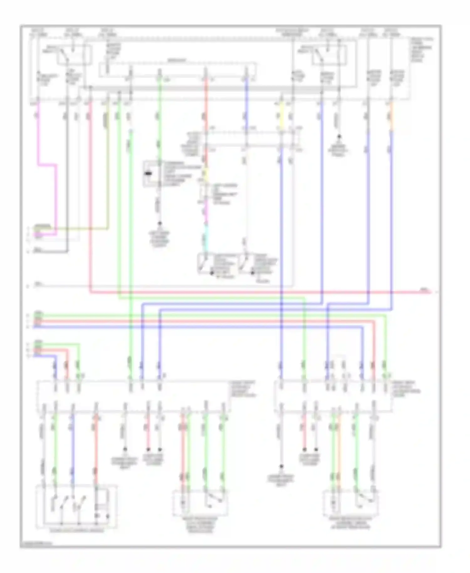 GS Lexus III facelift (2007-2011): Anti-theft circuit (3 of 6)
