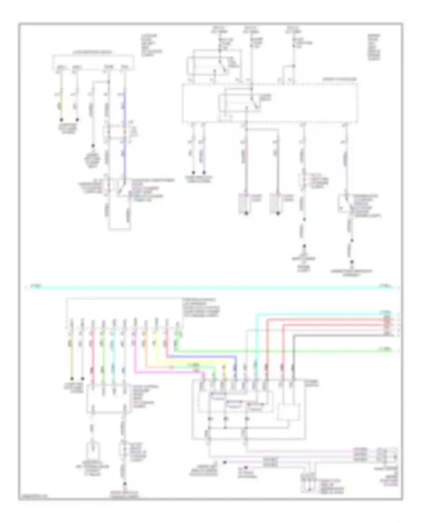 GS Lexus III facelift (2007-2011): Anti-theft circuit (4 of 5)
