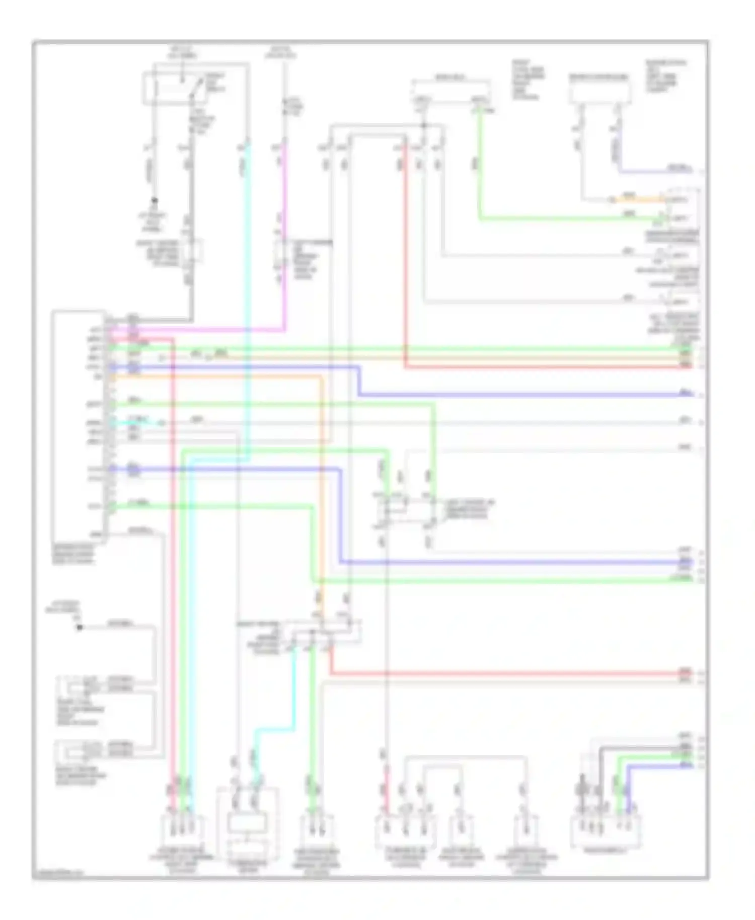 GS Lexus III facelift (2007-2011): High/low bus circuit (1 of 4)