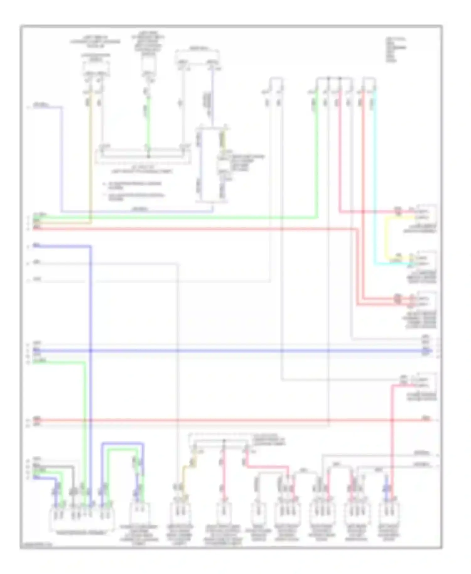 GS Lexus III facelift (2007-2011): High/low bus circuit (2 of 4)