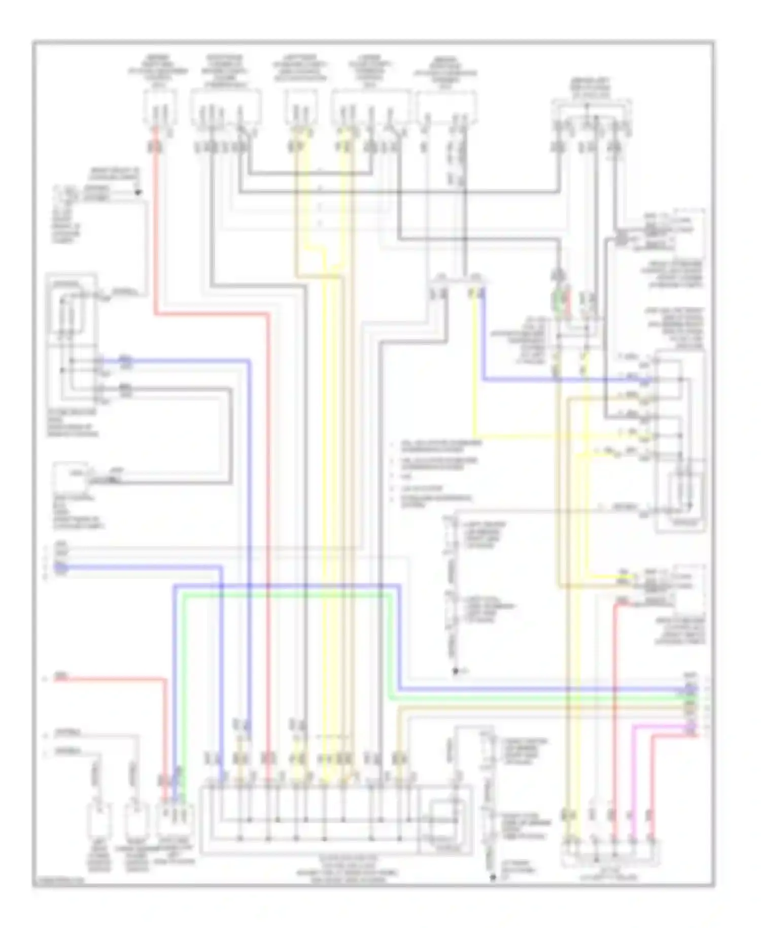 GS Lexus III facelift (2007-2011): High/low bus circuit (3 of 4)