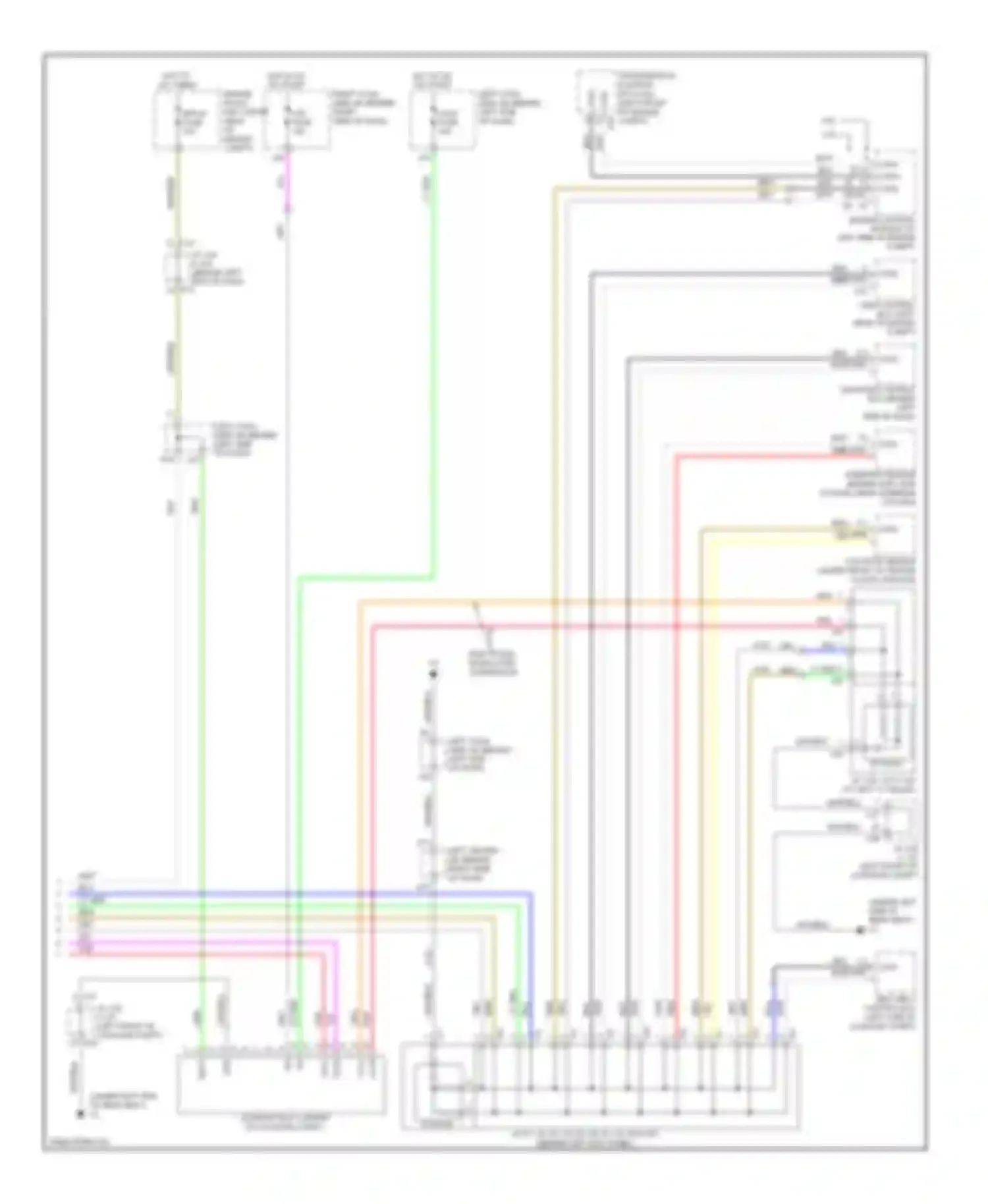 GS Lexus III facelift (2007-2011): High/low bus circuit (4 of 4)