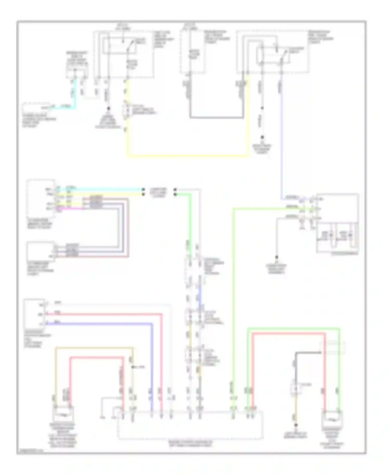 GS Lexus III facelift (2007-2011): Cooling fan circuit