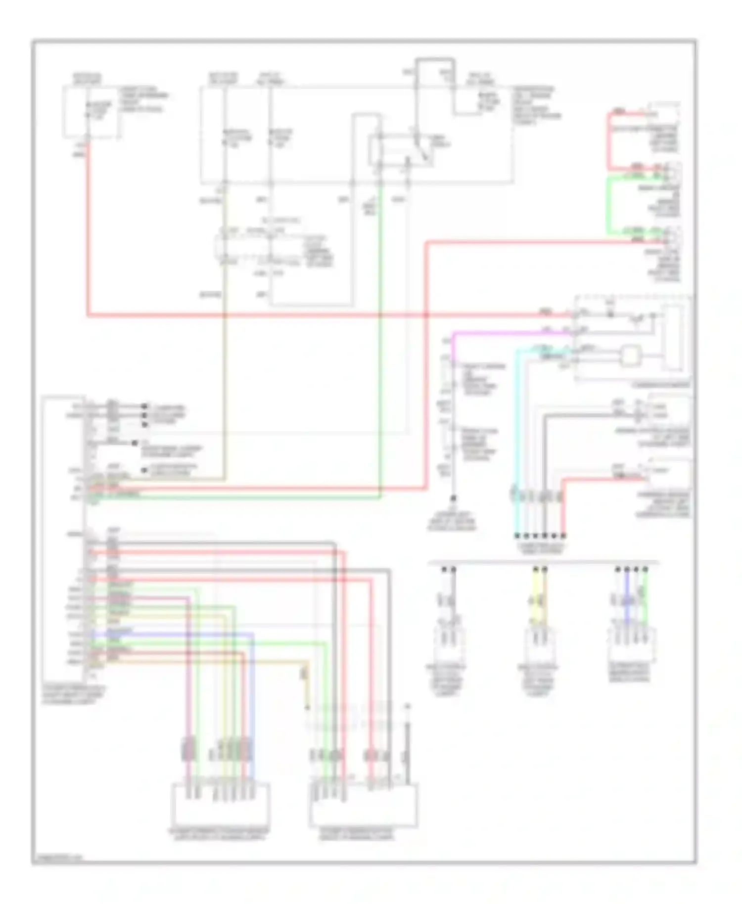 GS Lexus III facelift (2007-2011): Electronic power steering circuit