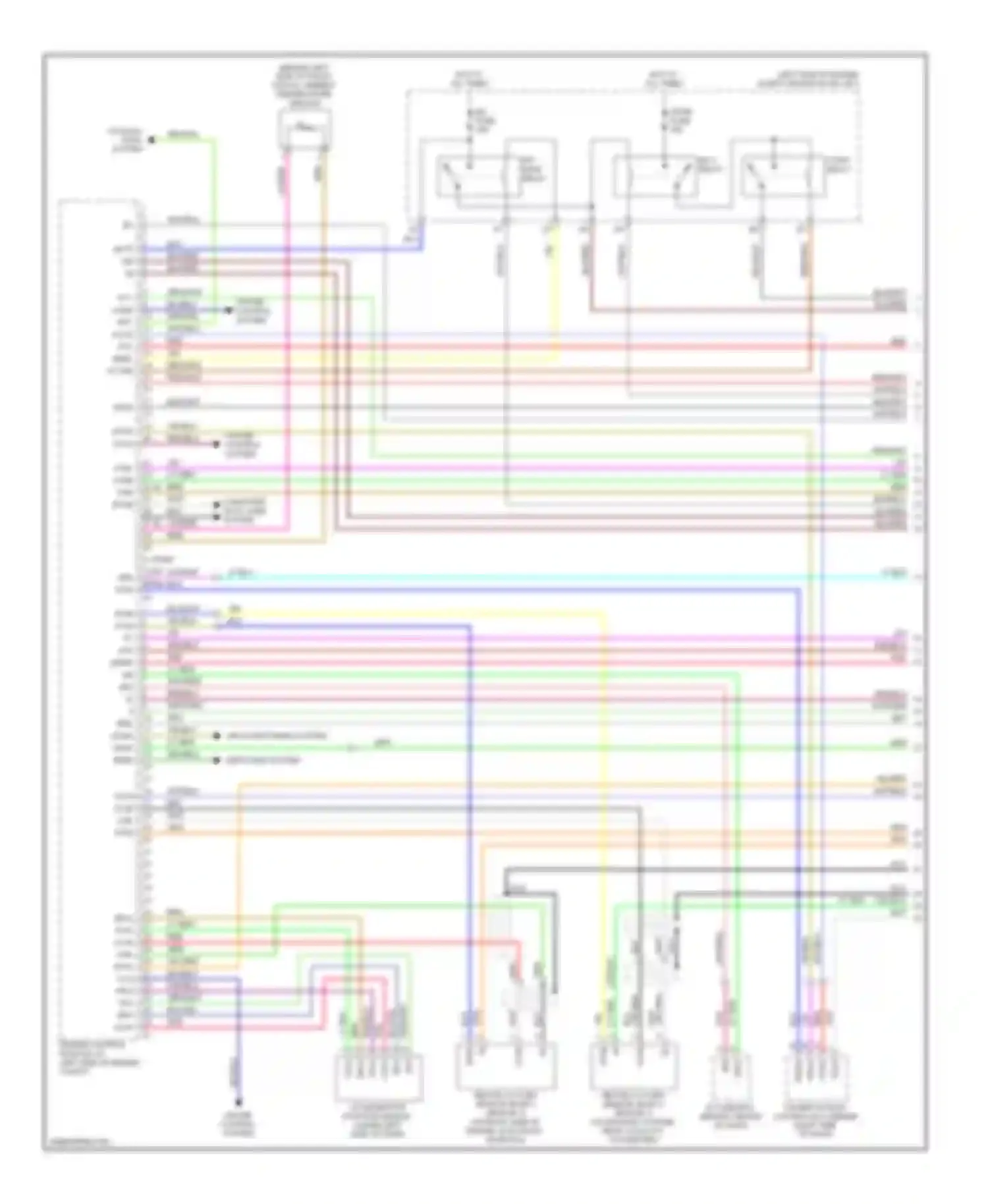 GS Lexus III facelift (2007-2011): Wiring diagram engine performance 3.5l (1 of 8)