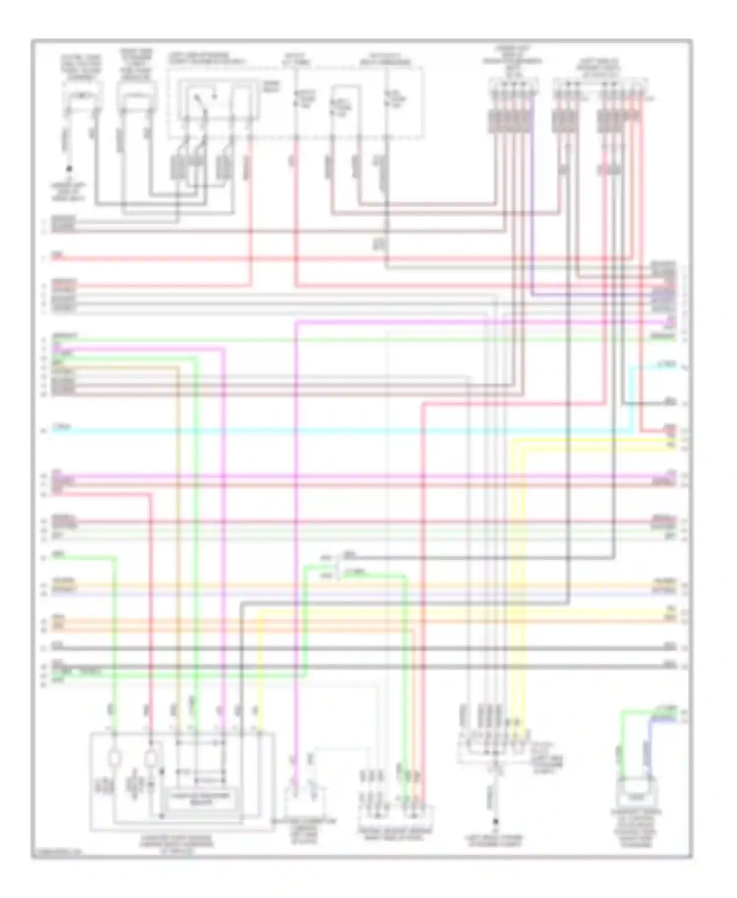 GS Lexus III facelift (2007-2011): Wiring diagram engine performance 3.5l (2 of 8)