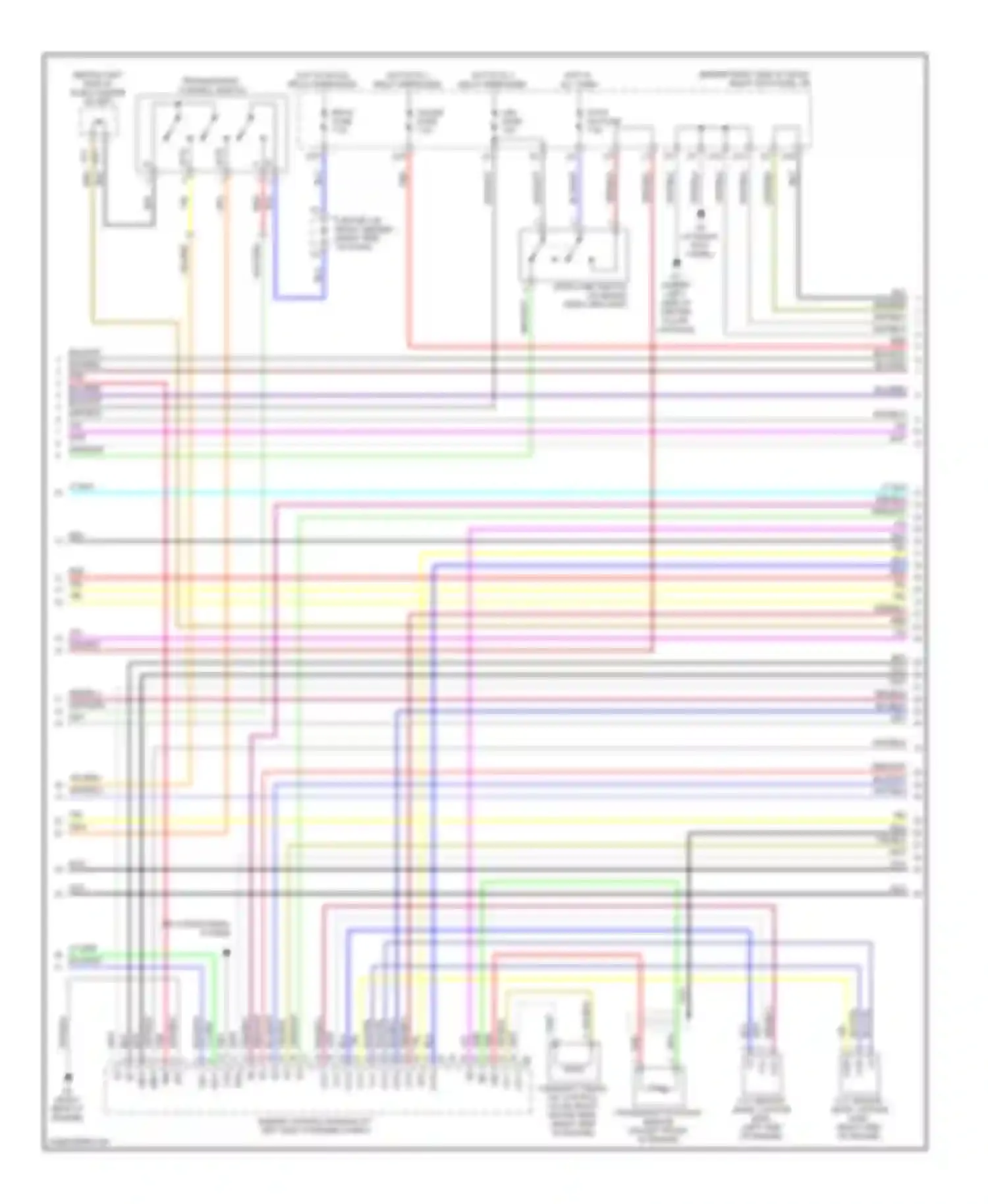GS Lexus III facelift (2007-2011): Wiring diagram engine performance 3.5l (3 of 8)